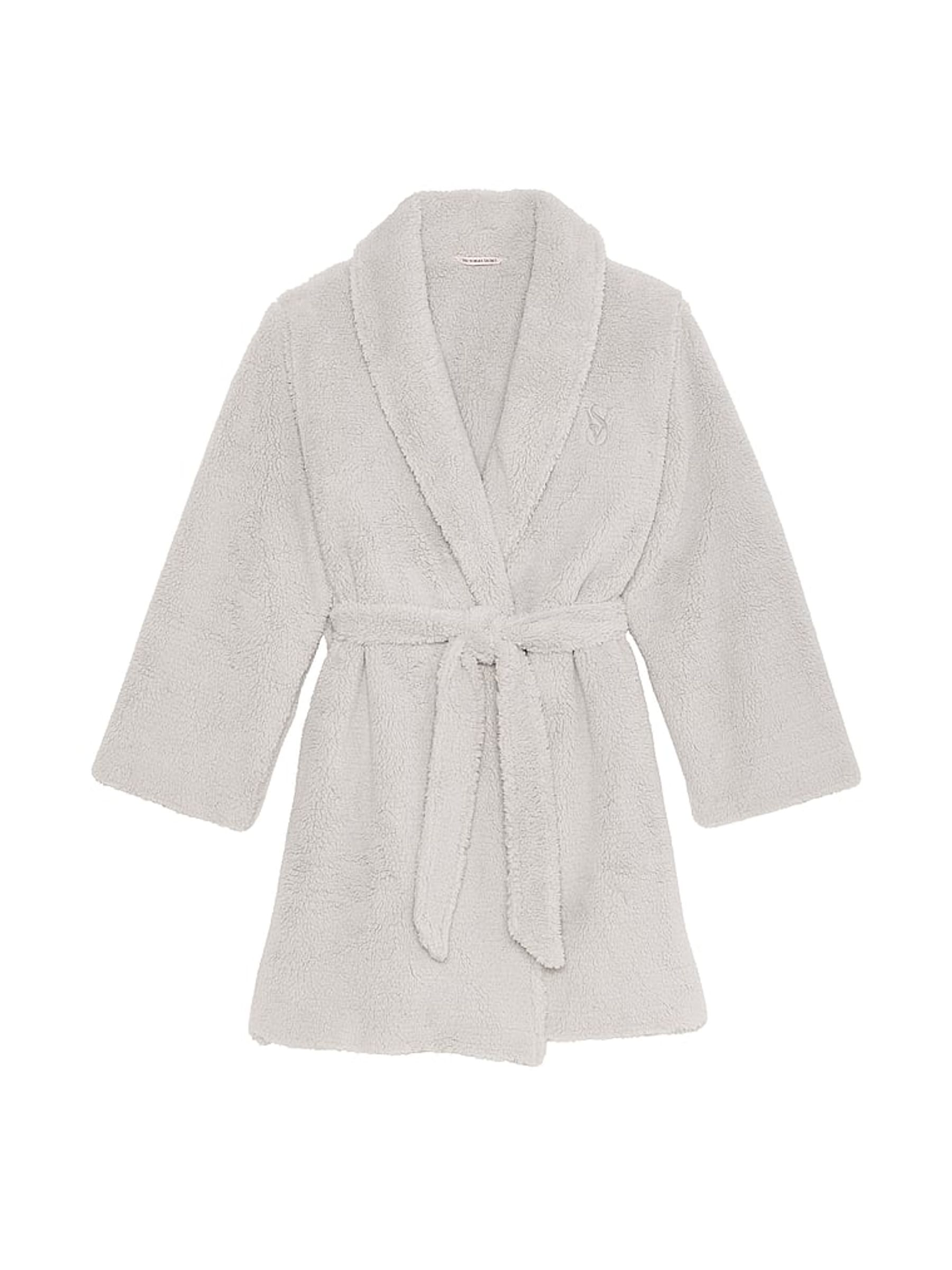 Silver Pearl Grey Super Cosy Dressing Gown - Image 3 of 3