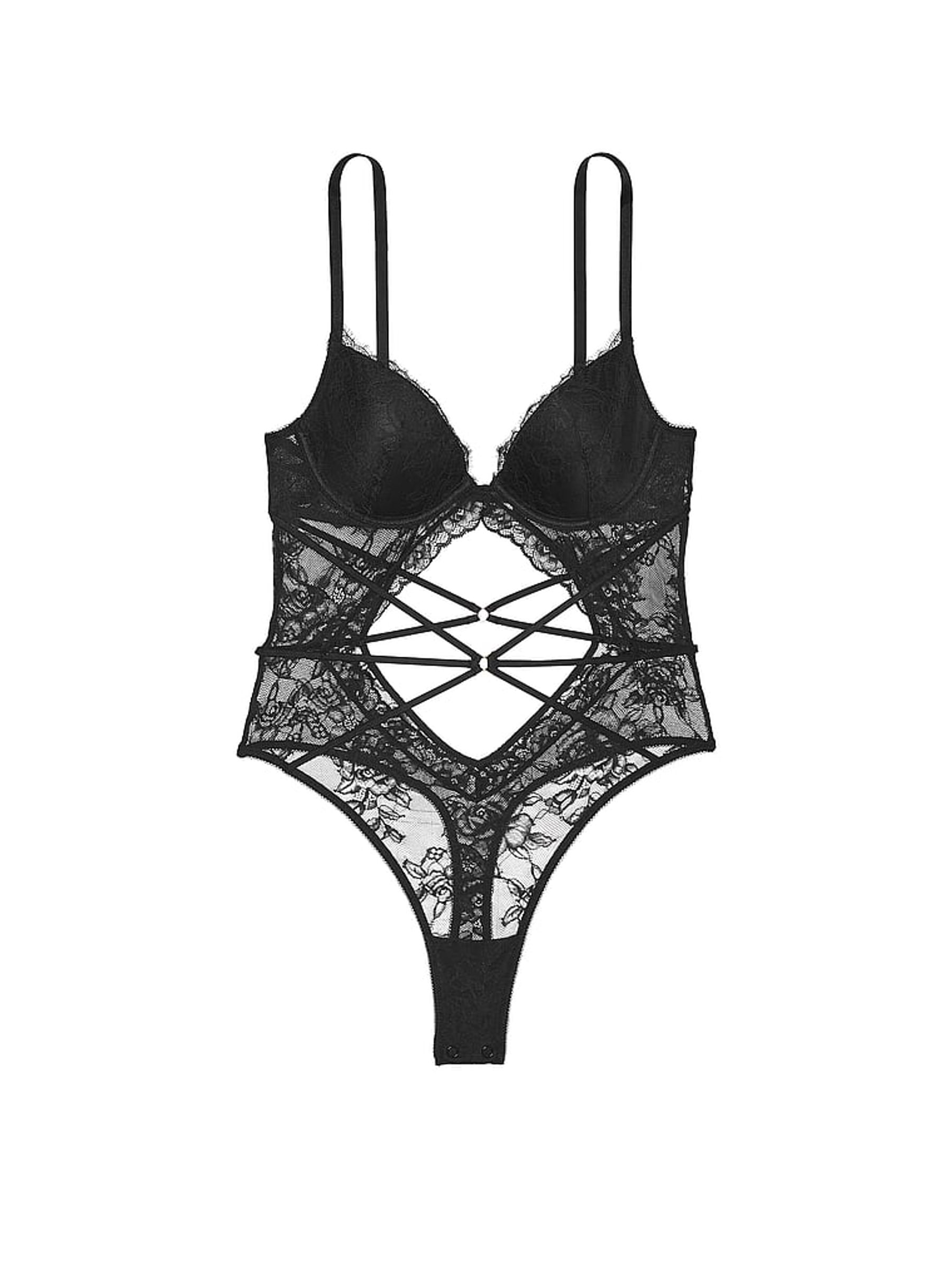Black Rose Lace Bodysuit - Image 3 of 3