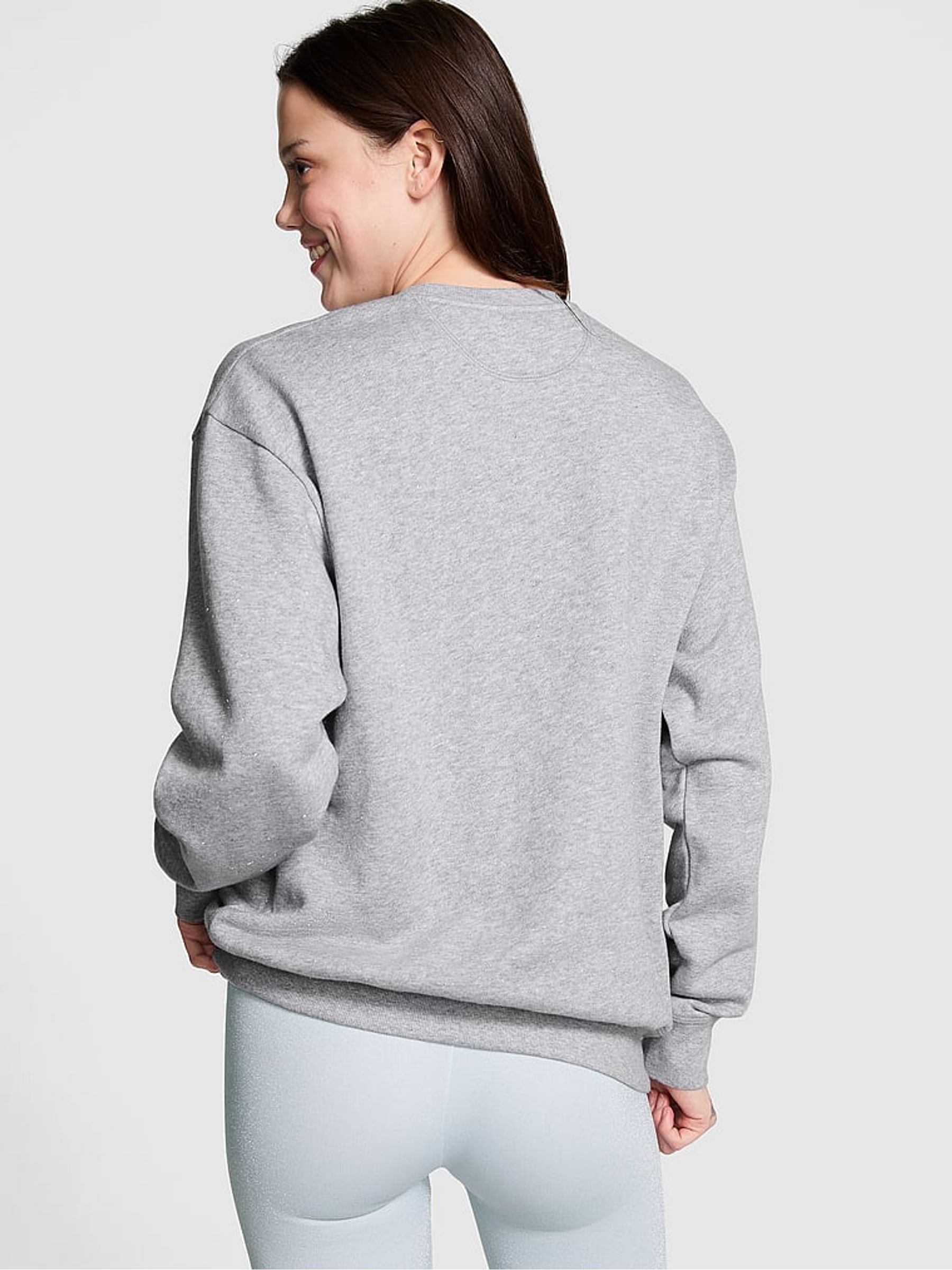 Grey Heather Diamante Sweatshirt - Image 2 of 3