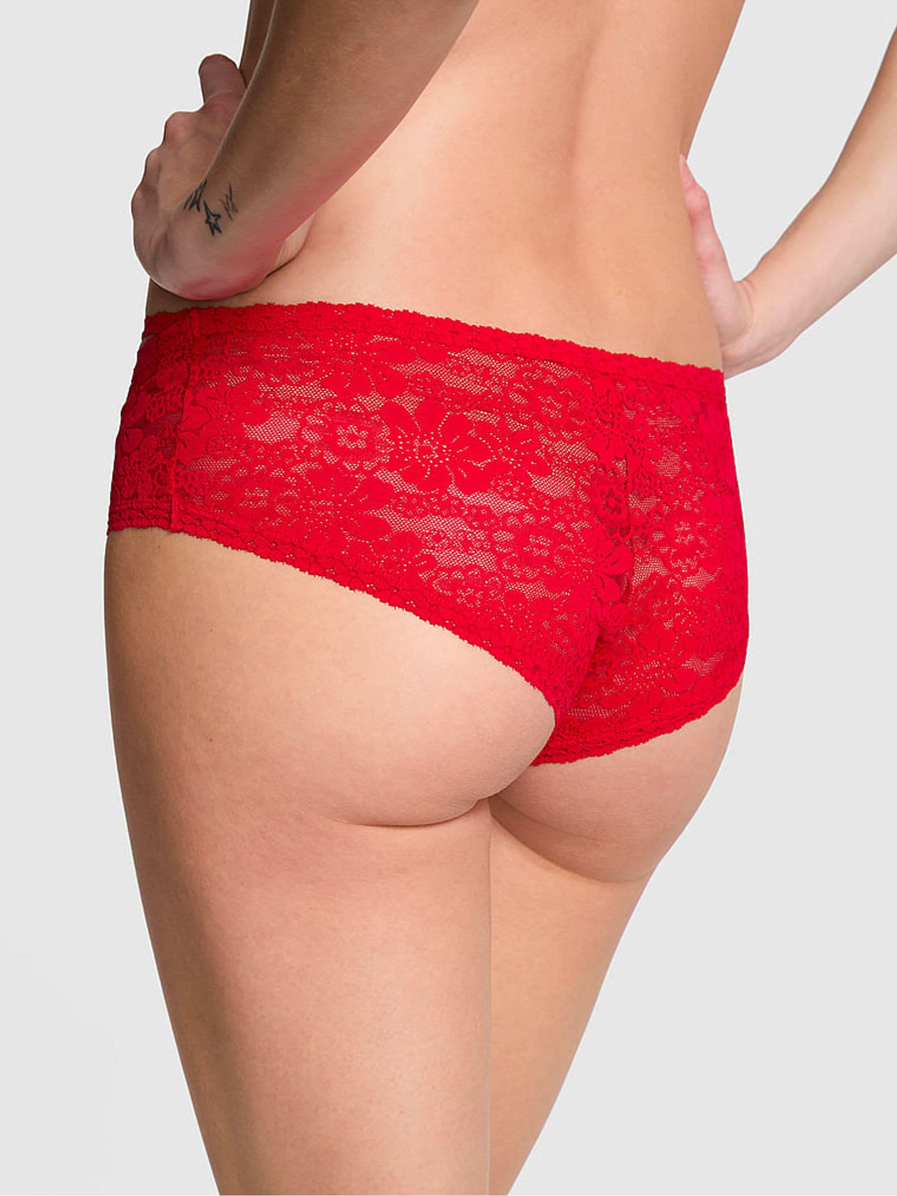 Red Pepper Cheeky Floral Lace Knickers - Image 2 of 3
