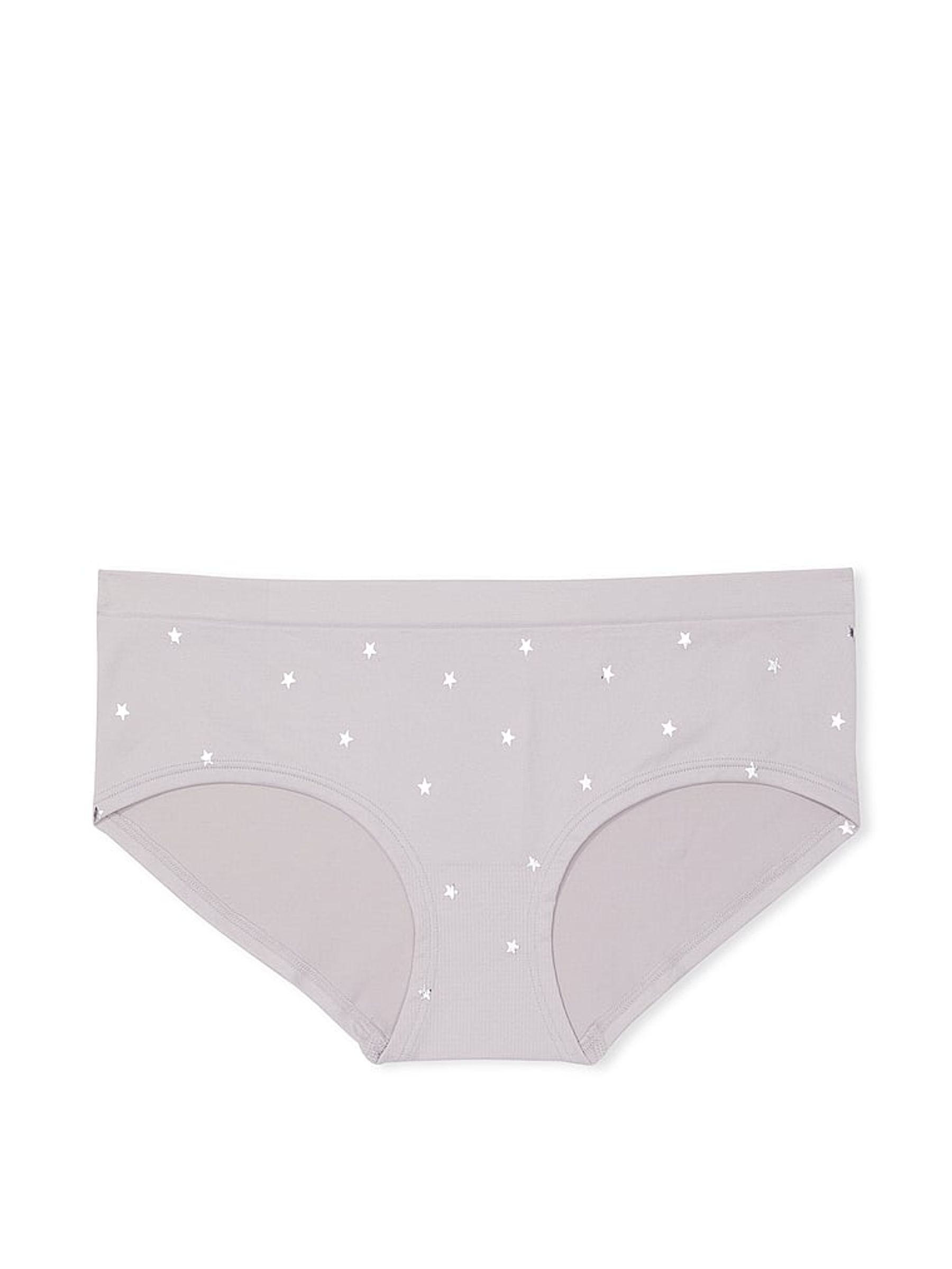 Silver Pearl Grey Stars Hipster Knickers - Image 3 of 3