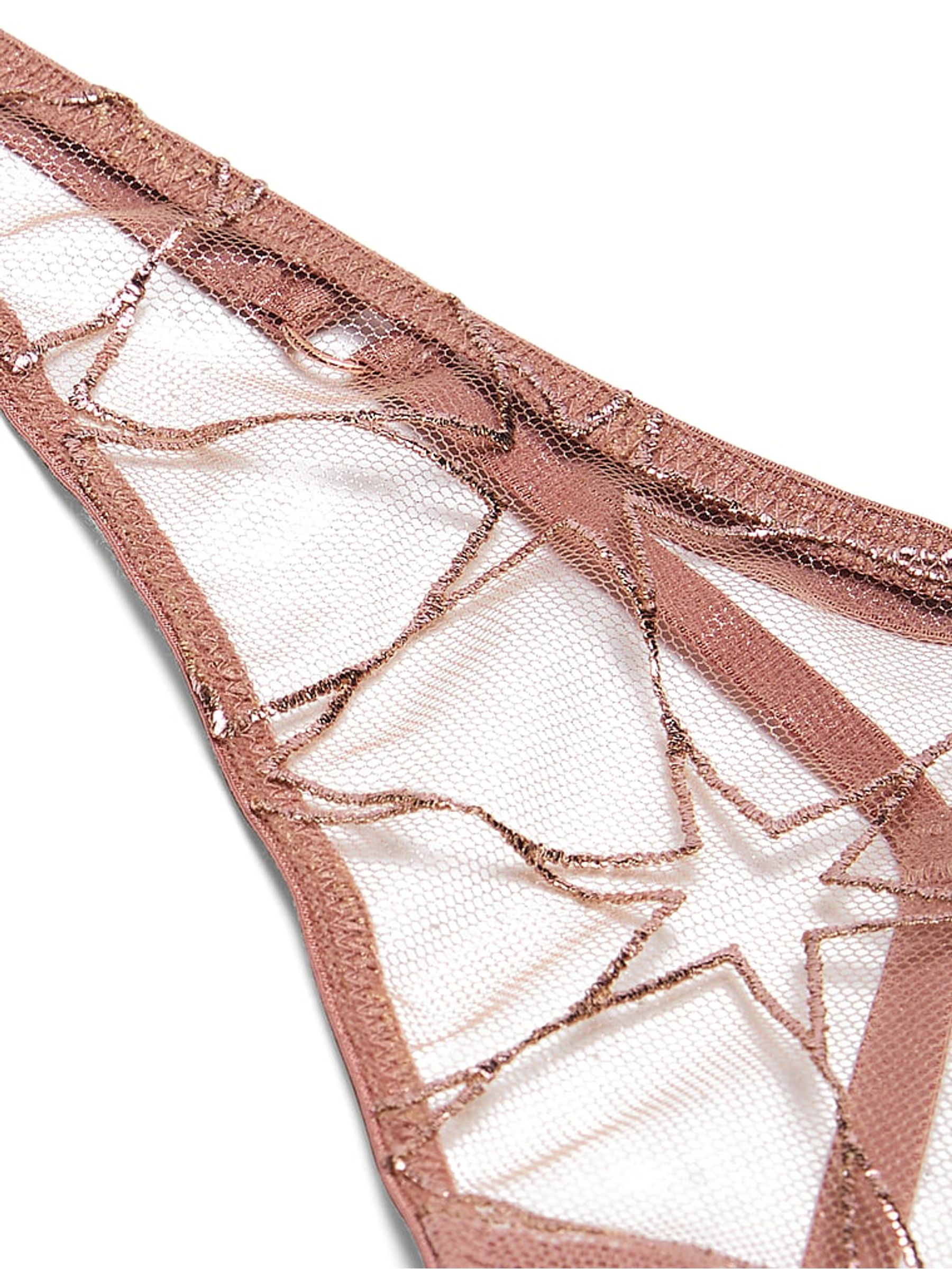 Rose Gold Star Embroidery Knickers - Image 5 of 5