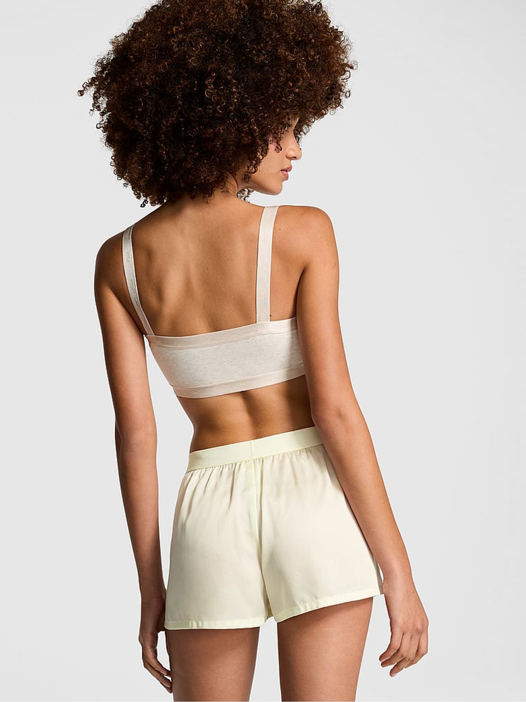 Creamer White Diamante Pyjama Shorts - Image 2 of 3