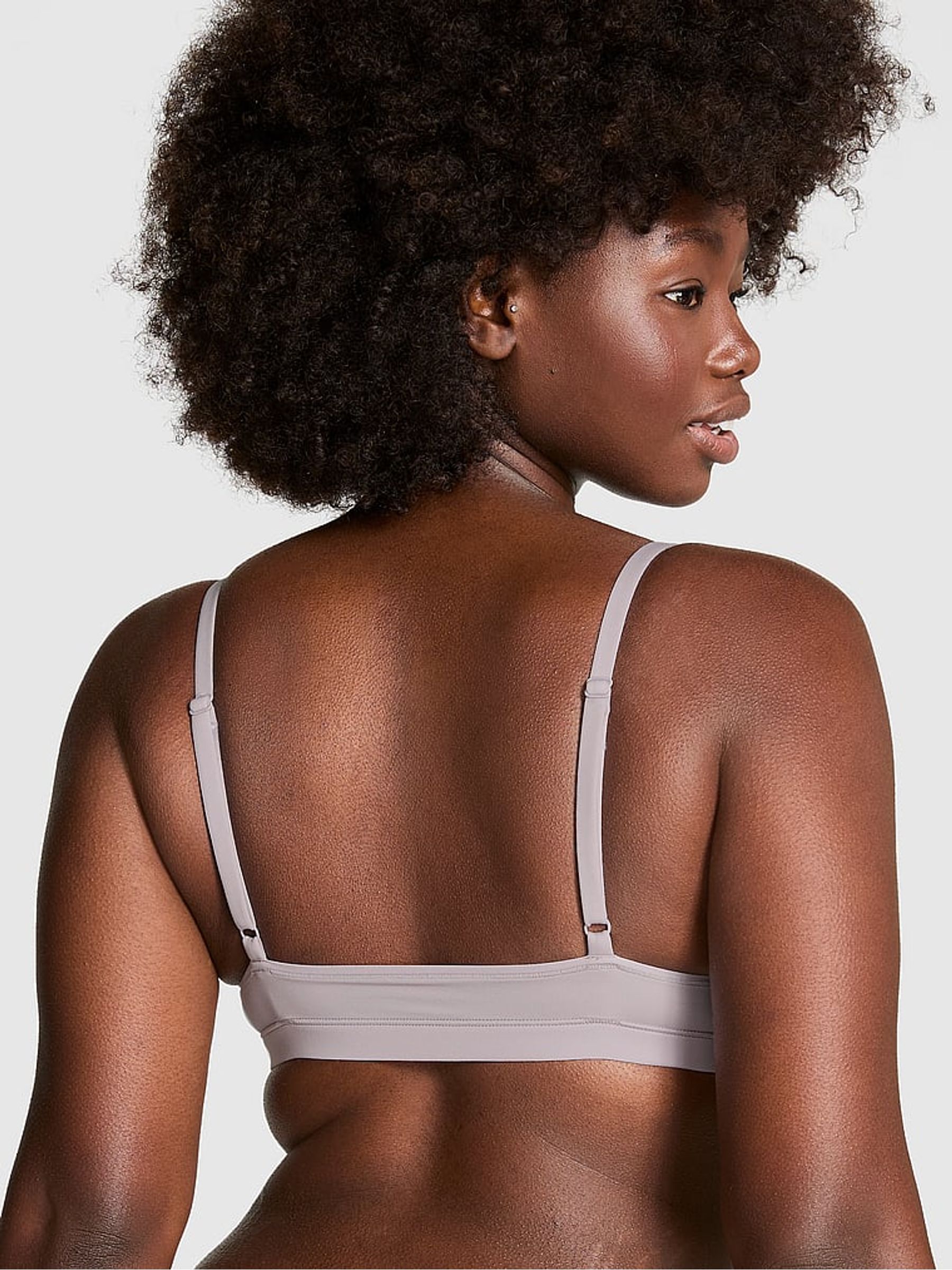 Dusty Purple Diamante Triangle Bralette - Image 2 of 3
