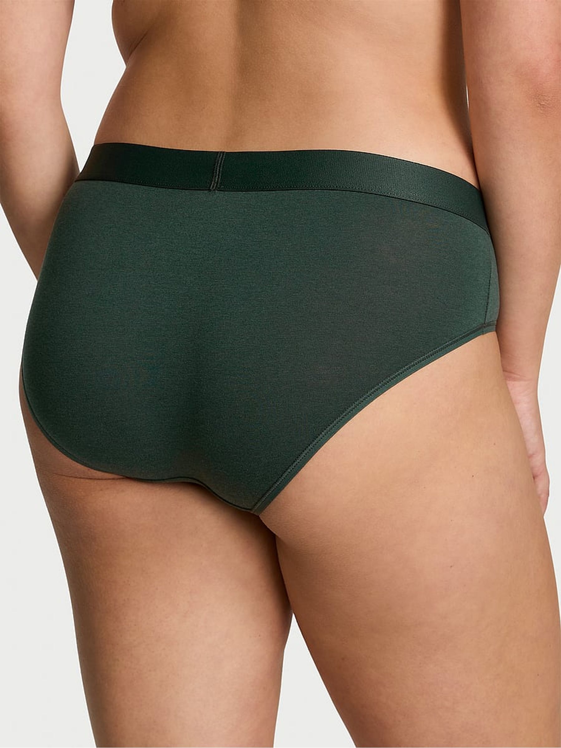 Botanical Green Hipster Logo Shine Patch Knickers - Image 2 of 4