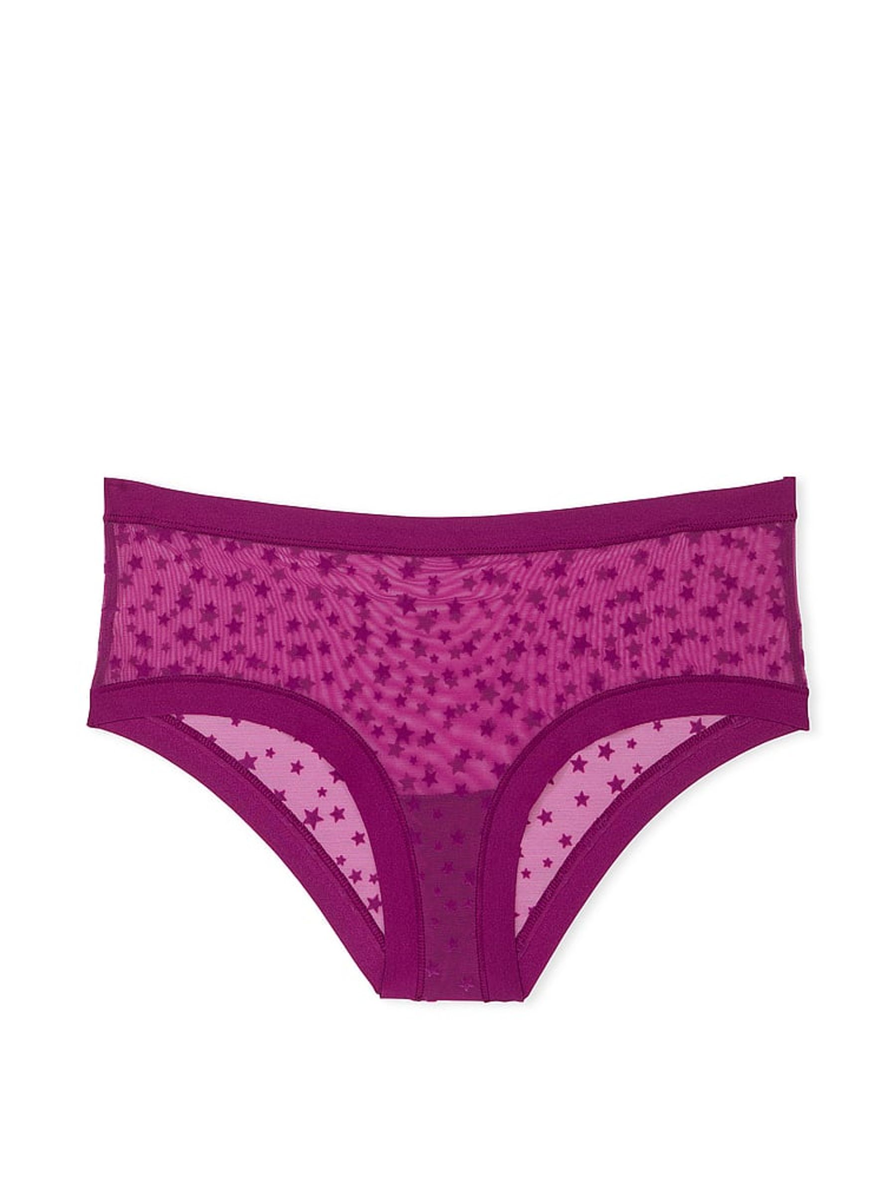 Thriller Purple Cheeky No Show Star Mesh Knickers - Image 3 of 3