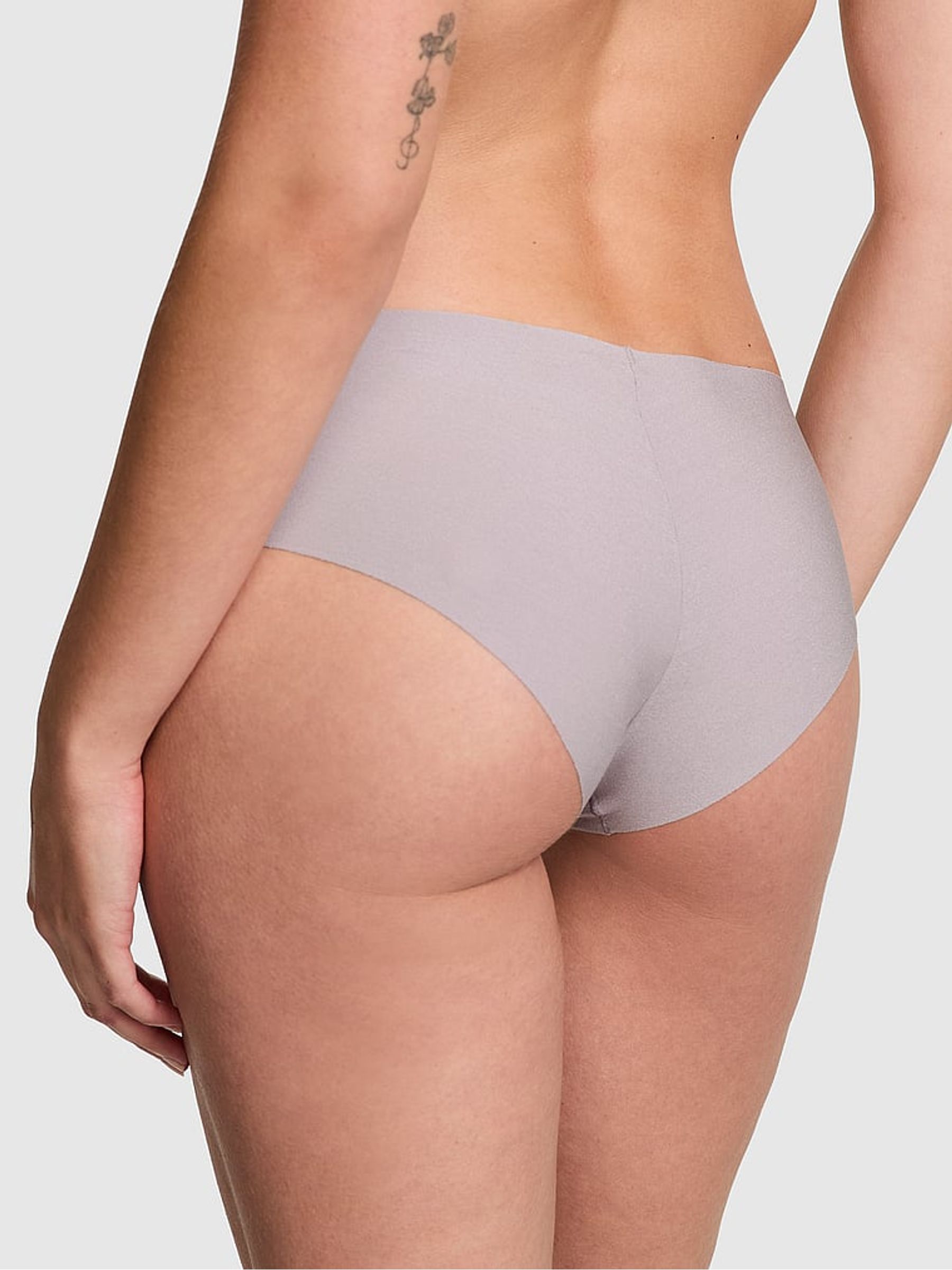 Dusty Purple Diamante Cheeky No Show Knickers - Image 2 of 3