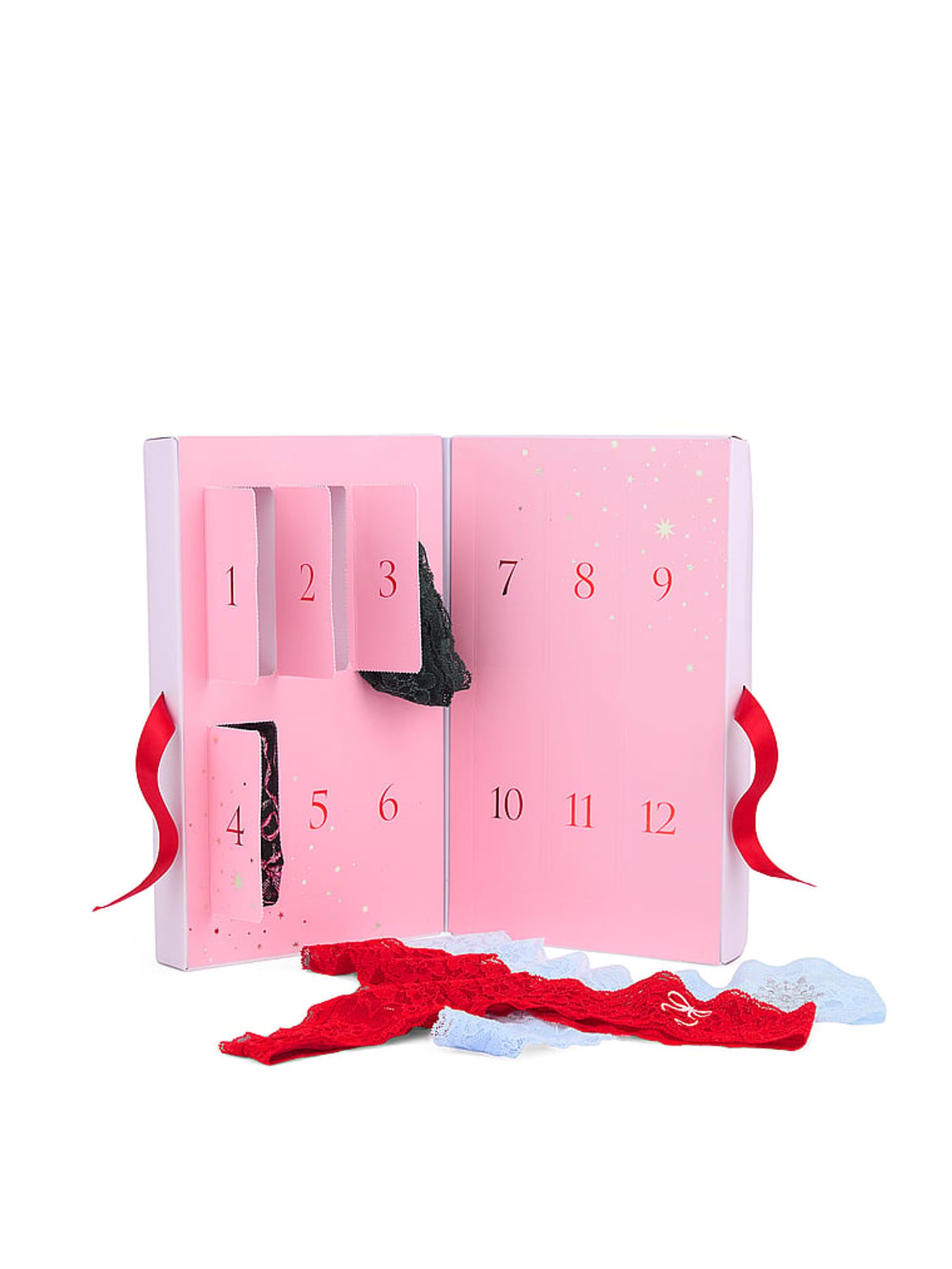 Christmas 12 Pack Advent Calendar Thong Knickers - Image 2 of 3