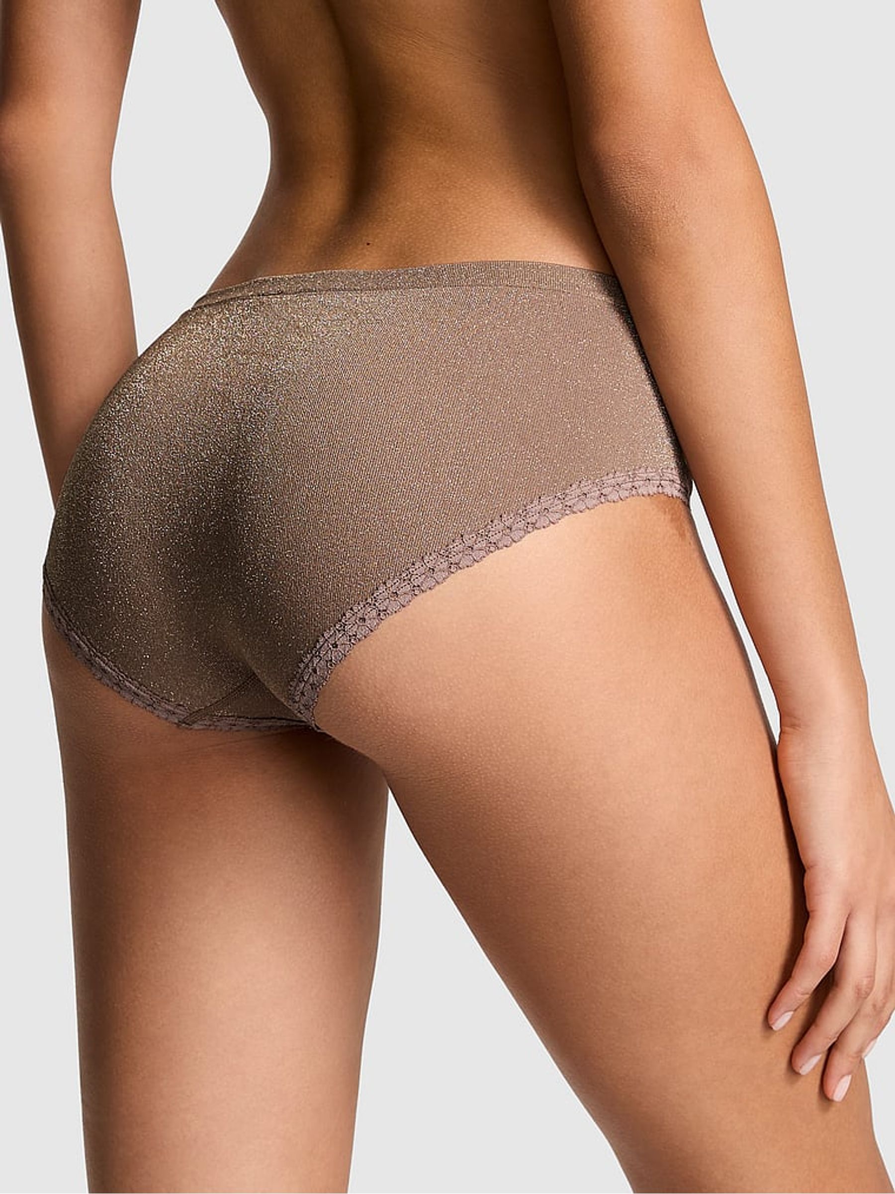 Iced Coffee Brown Hipster Seamless Knickers - Image 2 of 3