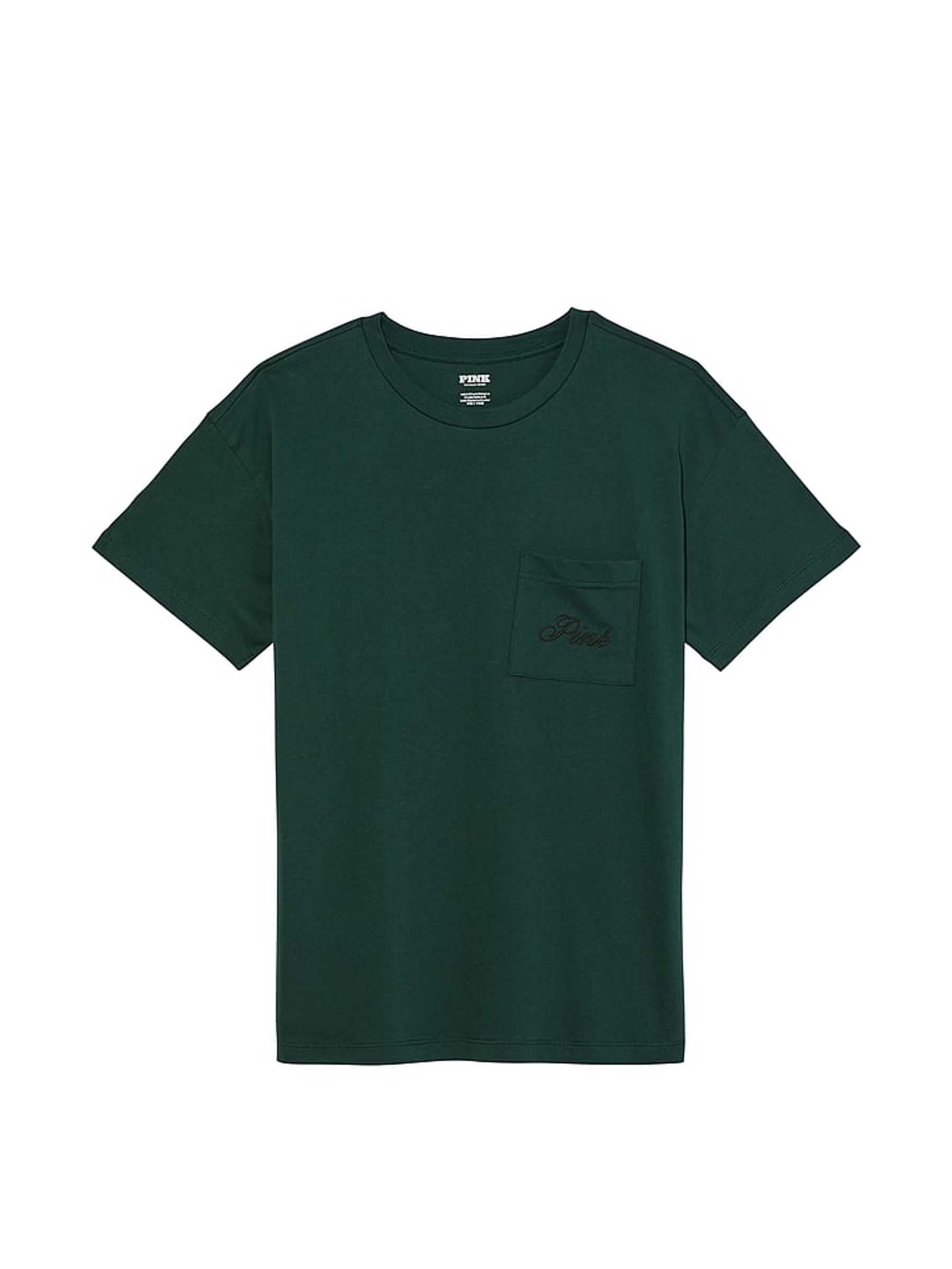 Deep Forest Green Cotton Pyjama T-Shirt - Image 3 of 3