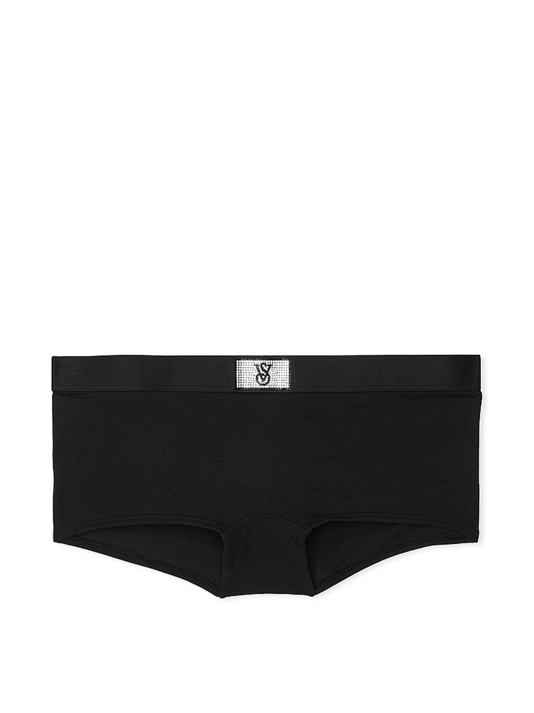 Black Short Logo Shine Patch Knickers - Image 3 of 3