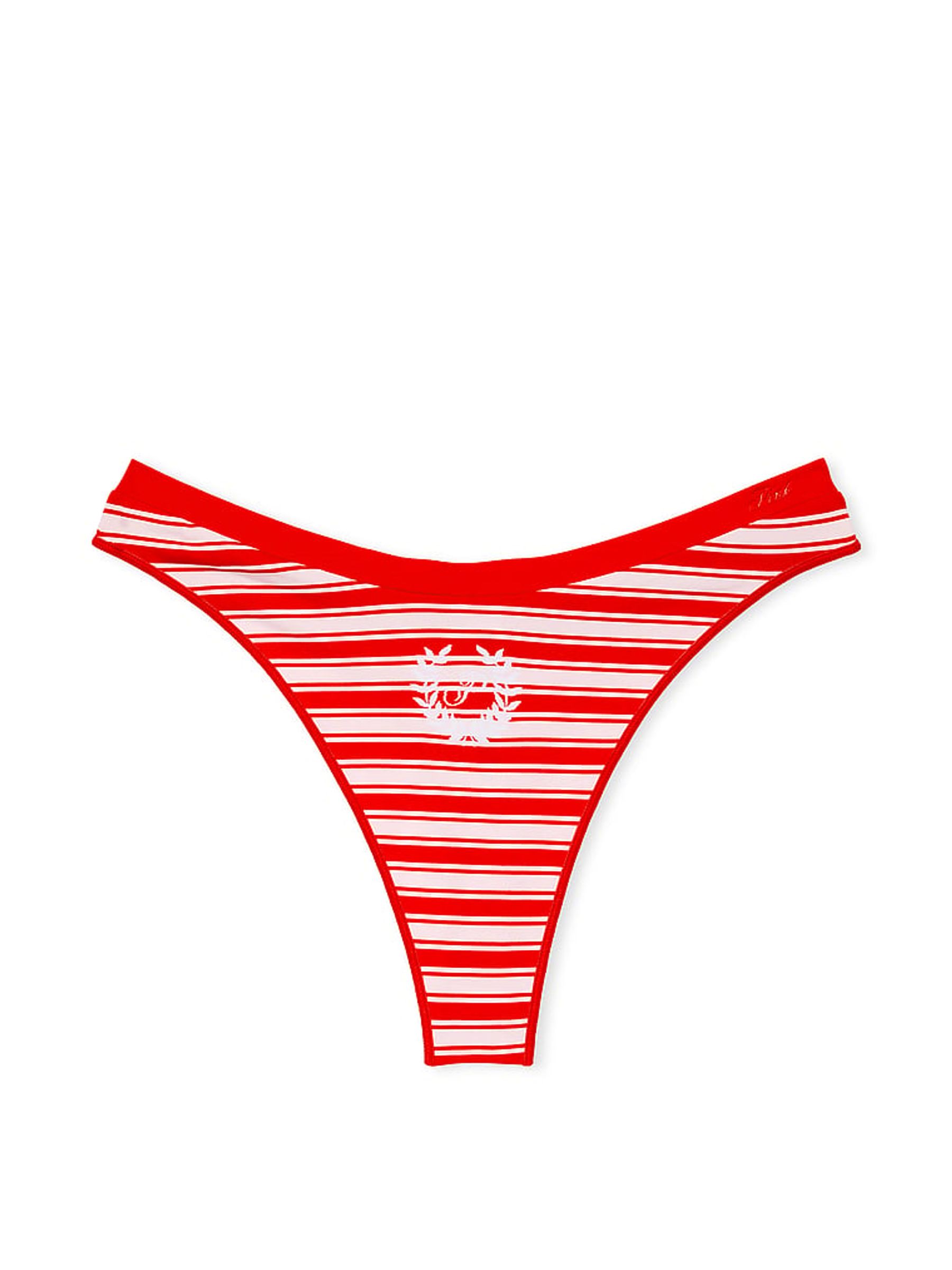 Festive Red Stripe Thong Seamless Knickers - Image 3 of 3