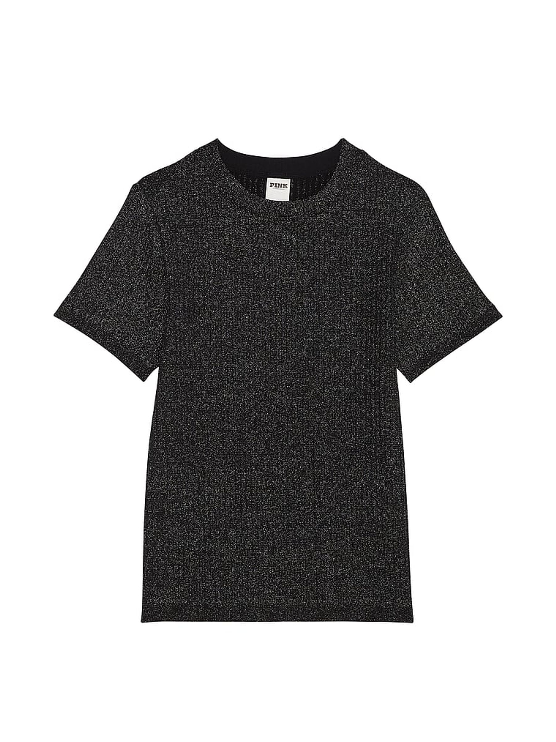 Black Shine Seamless T-Shirt - Image 3 of 4