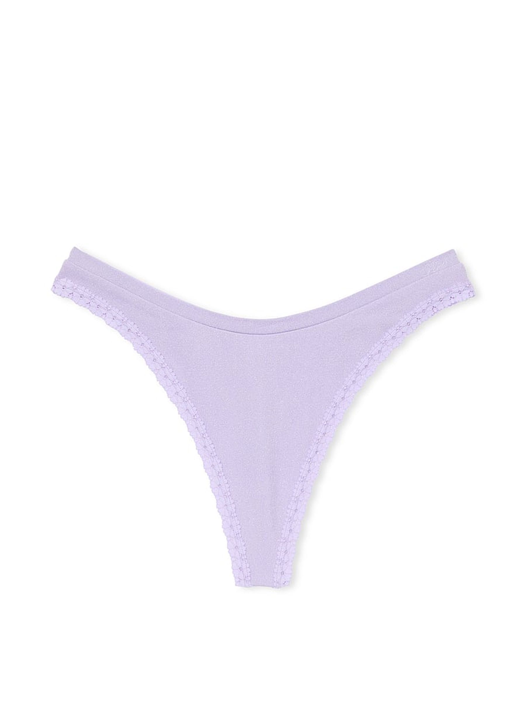 Purple Cloud Thong Seamless Knickers - Image 3 of 3
