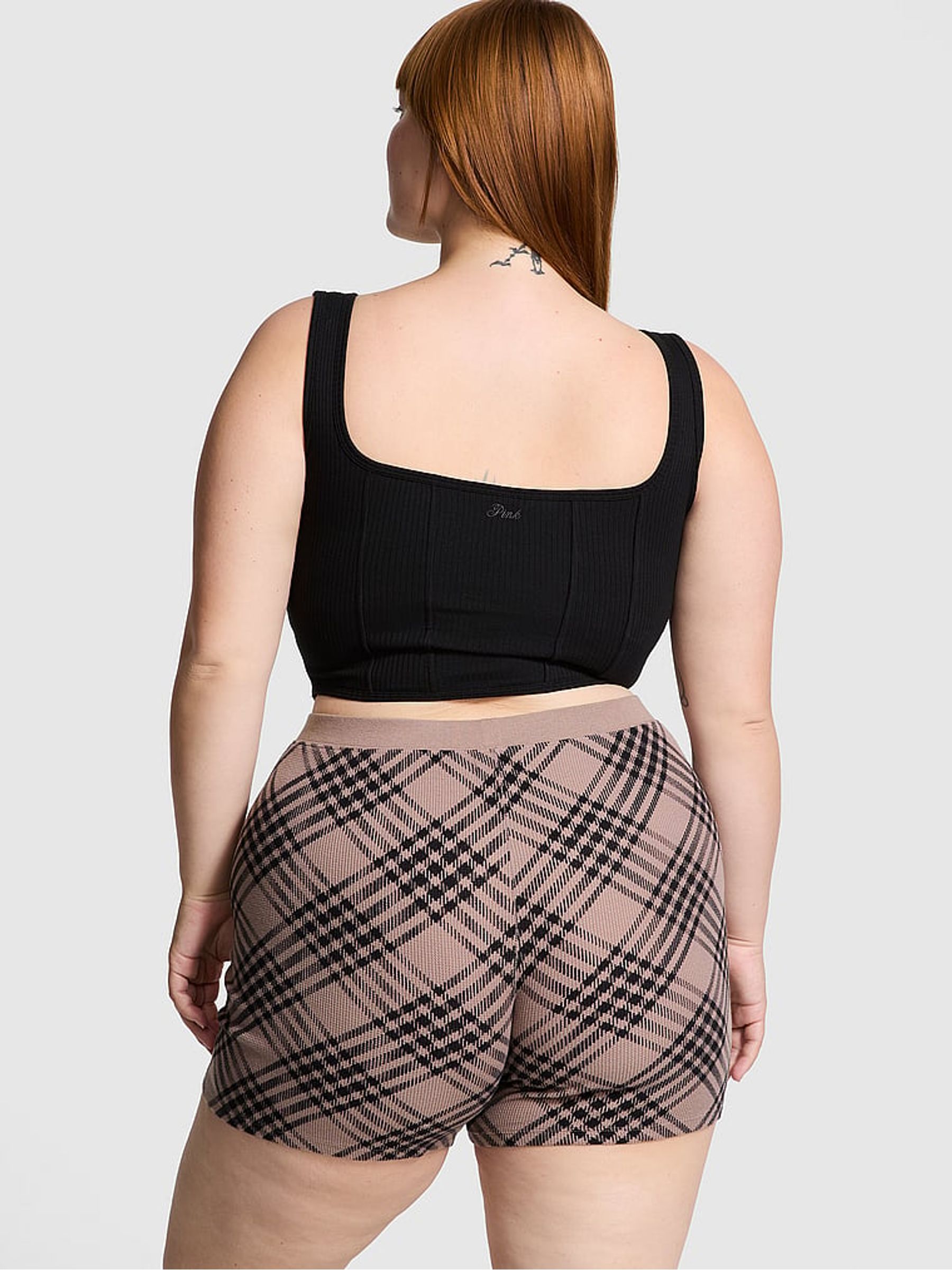 Iced Coffee Brown Thermal Boxer Pyjama Shorts - Image 2 of 3