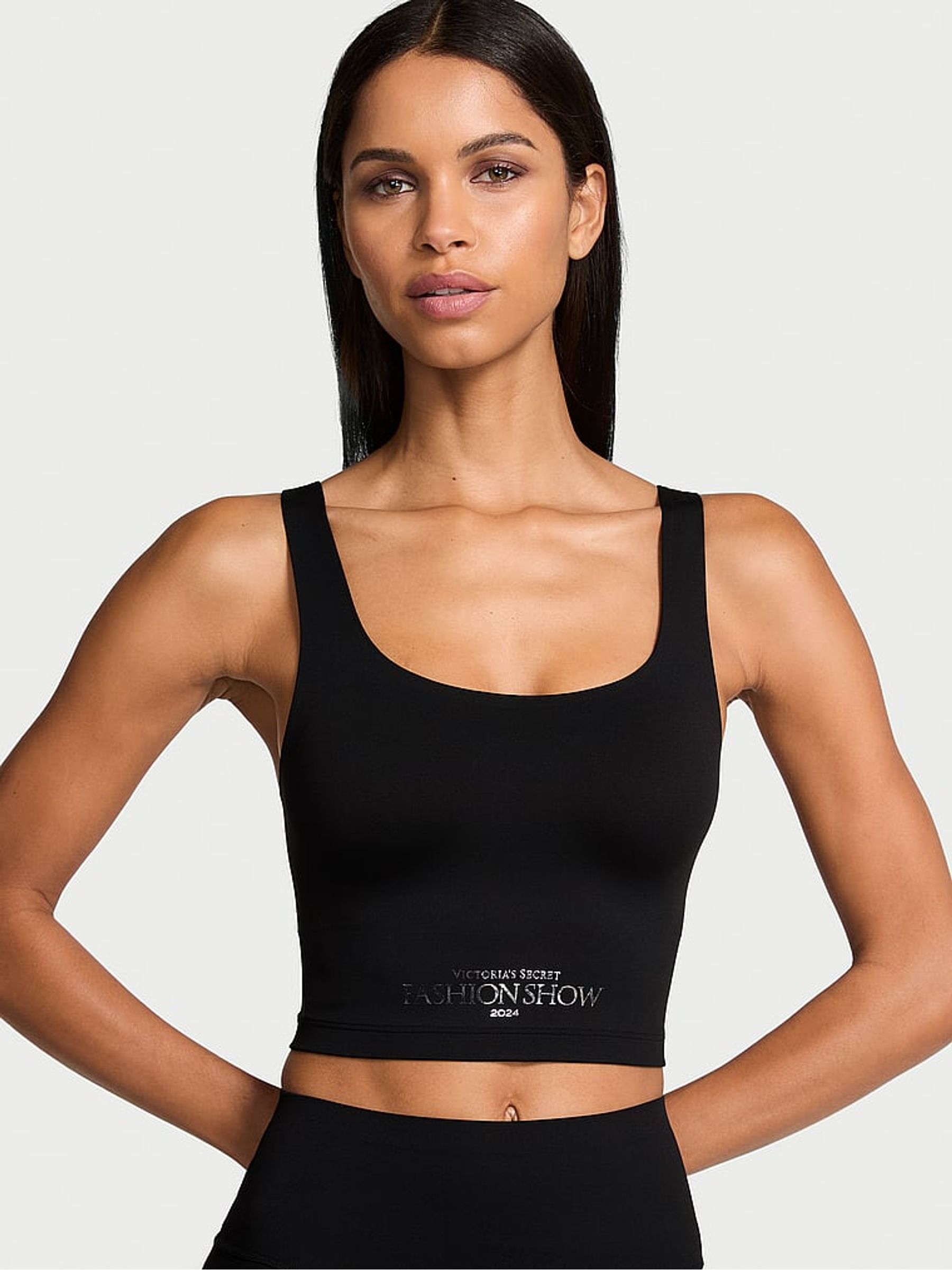 Black Fashion Show '24 Longline Sports Bra - Image 2 of 4