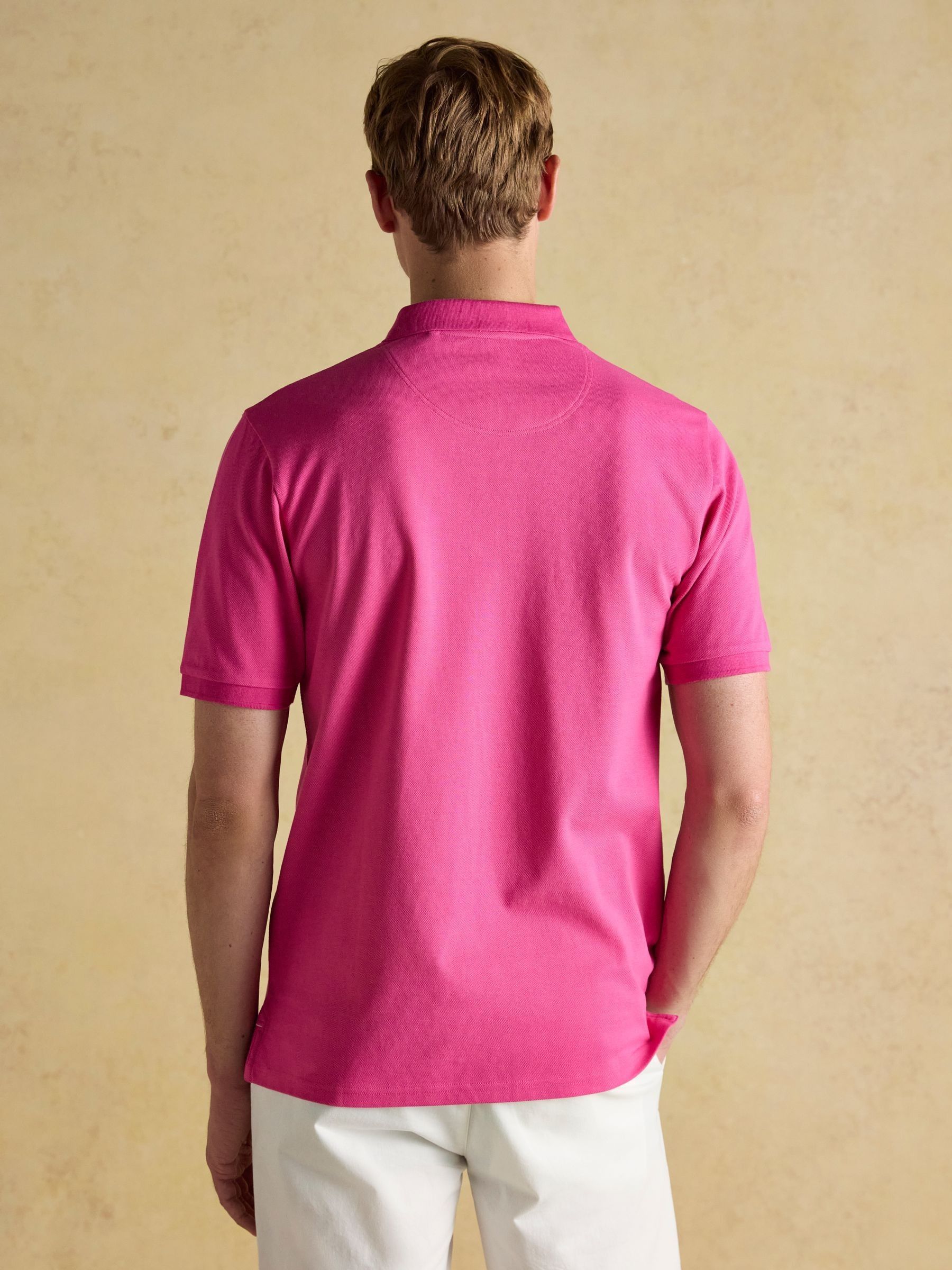 Woody Deep Pink Cotton Pique Polo Shirt - Image 2 of 8