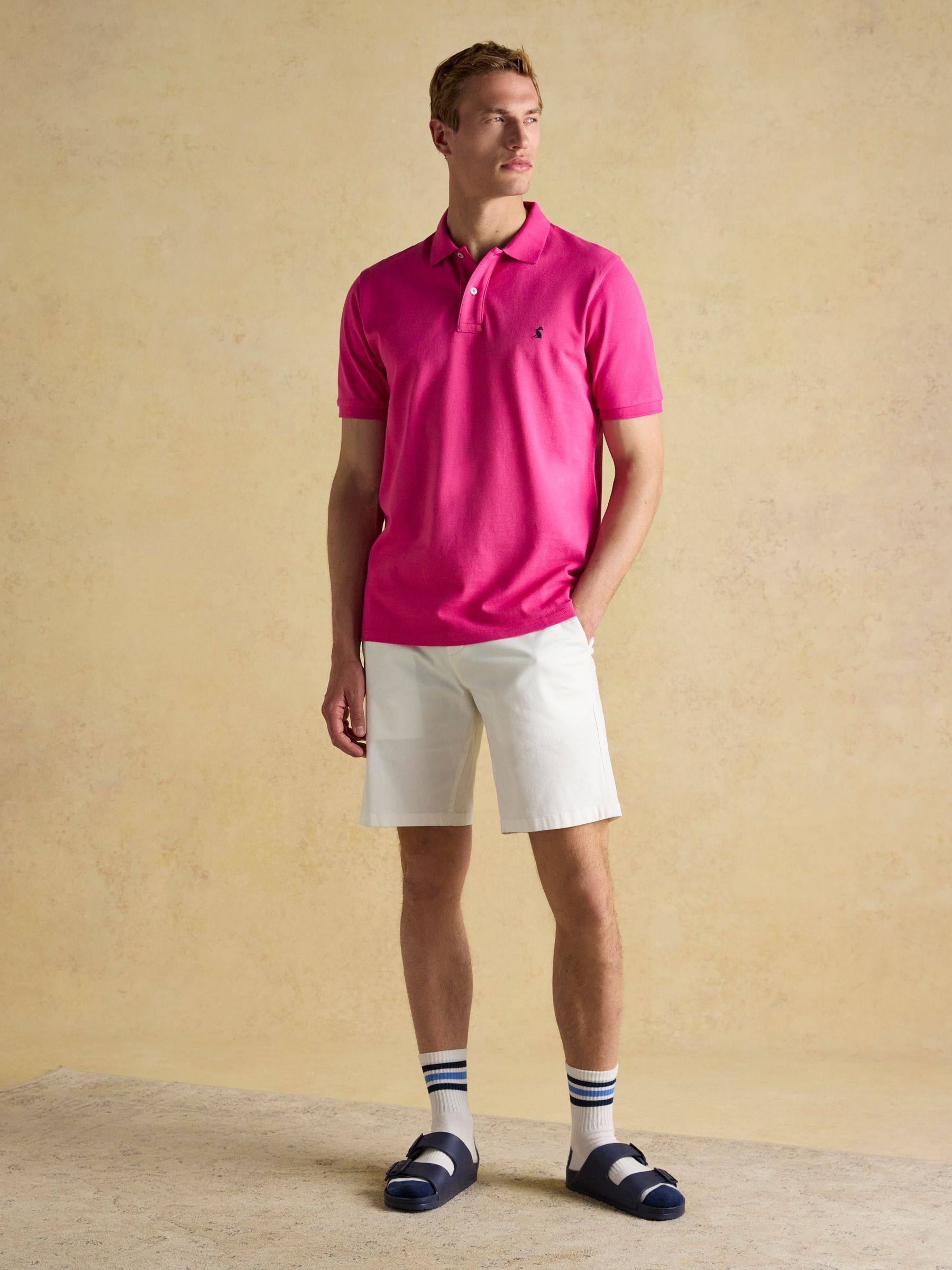 Woody Deep Pink Cotton Pique Polo Shirt - Image 3 of 8