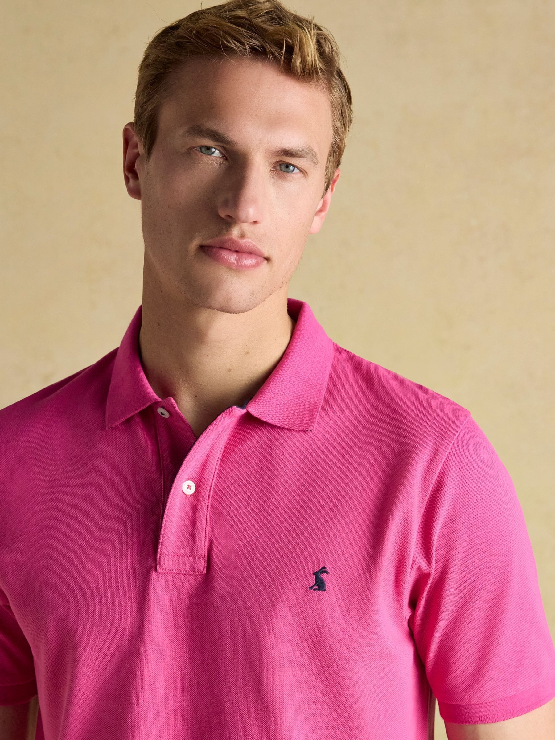 Woody Deep Pink Cotton Pique Polo Shirt - Image 4 of 8
