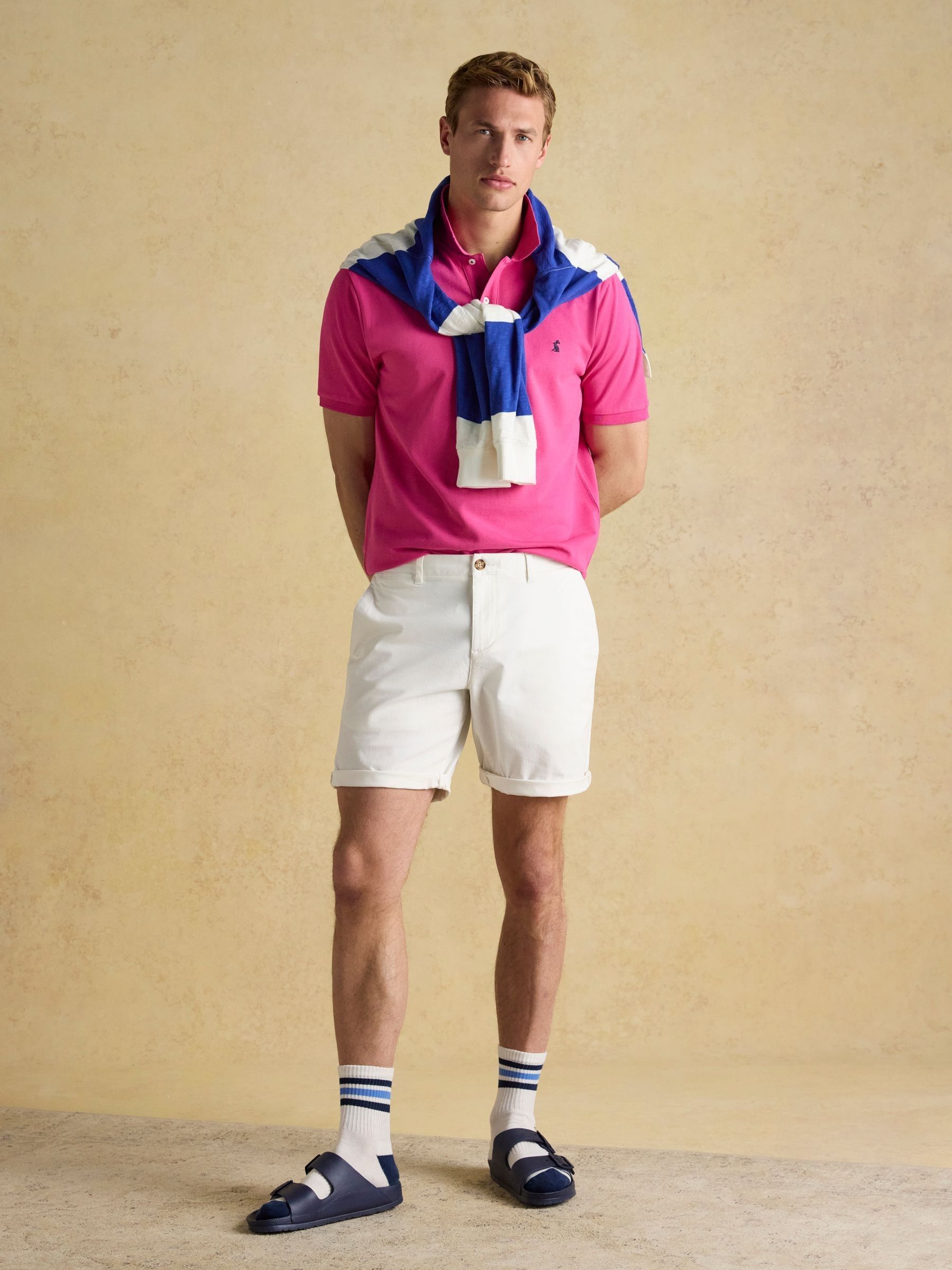 Woody Deep Pink Cotton Pique Polo Shirt - Image 5 of 8