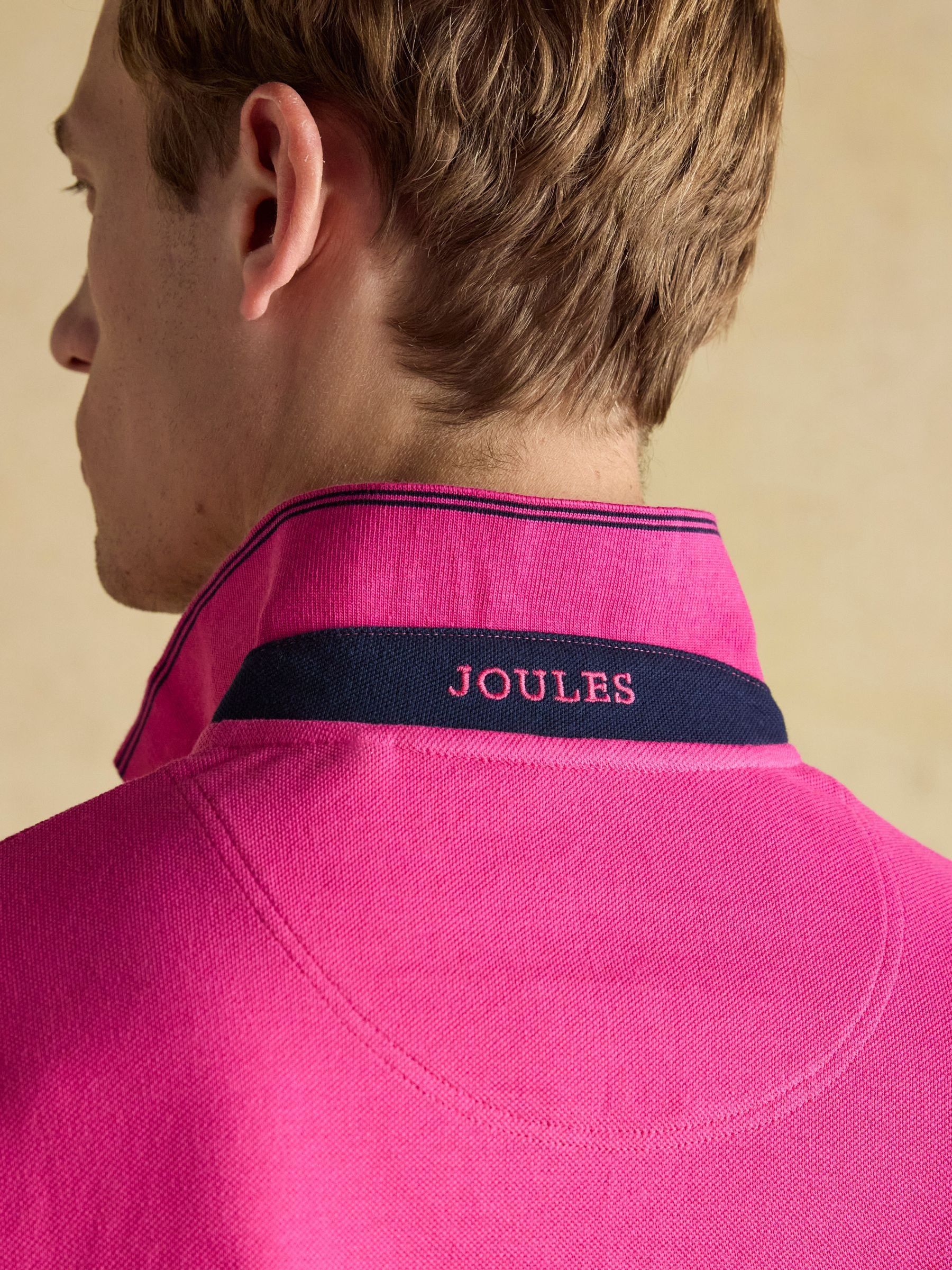 Woody Deep Pink Cotton Pique Polo Shirt - Image 6 of 8