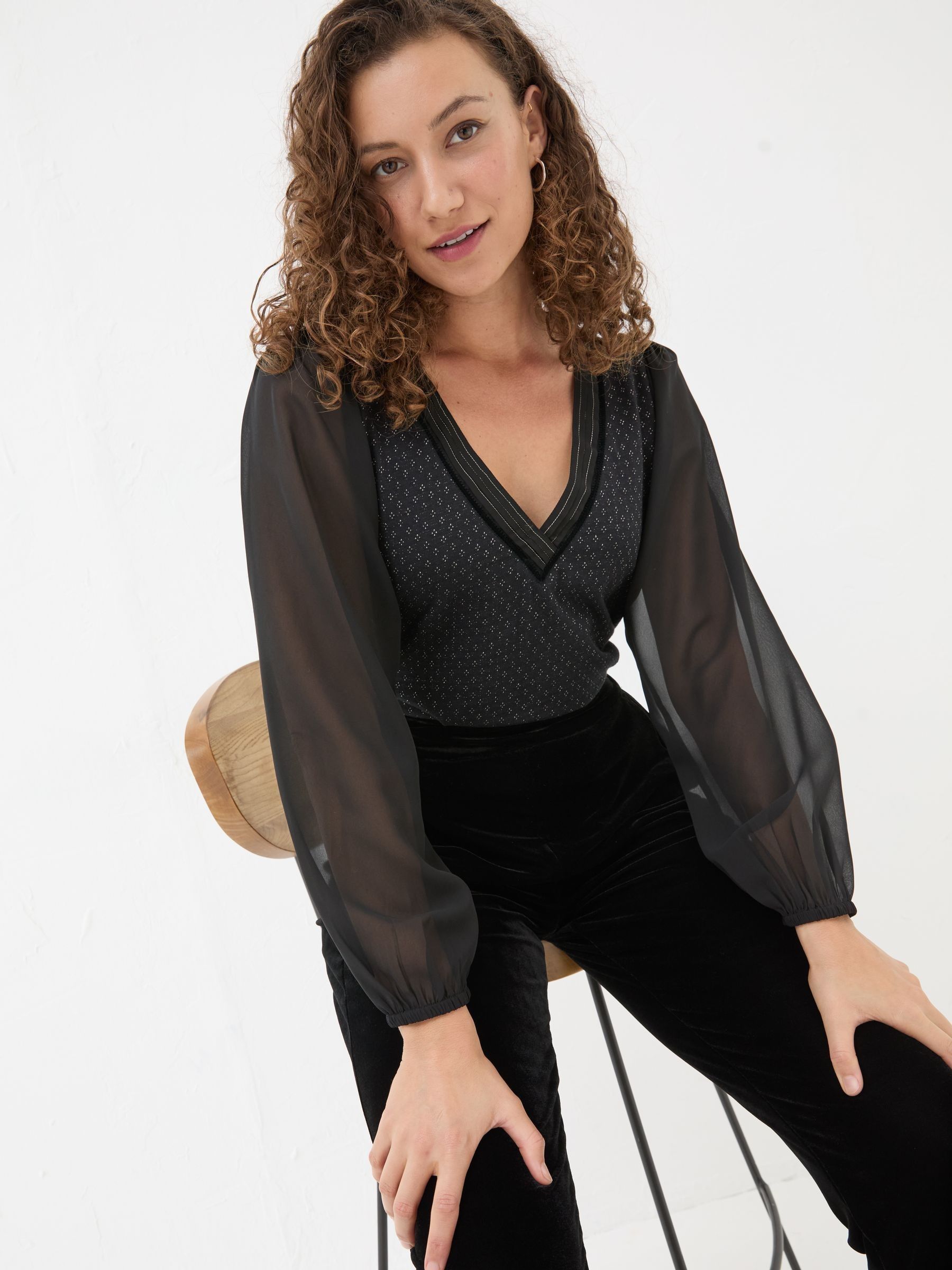 Margot Black Top - Image 3 of 5