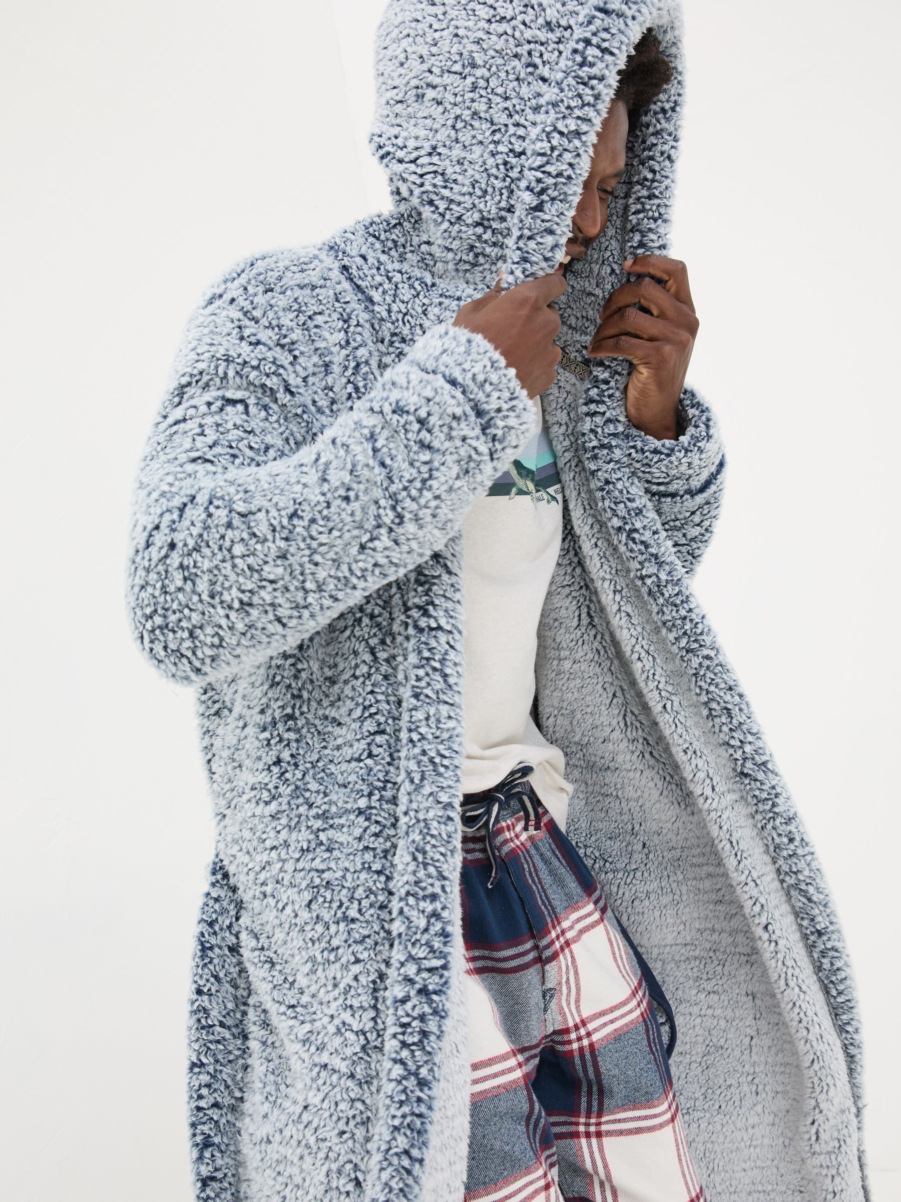 Chalk White Sofa Dressing Gown - Image 4 of 6