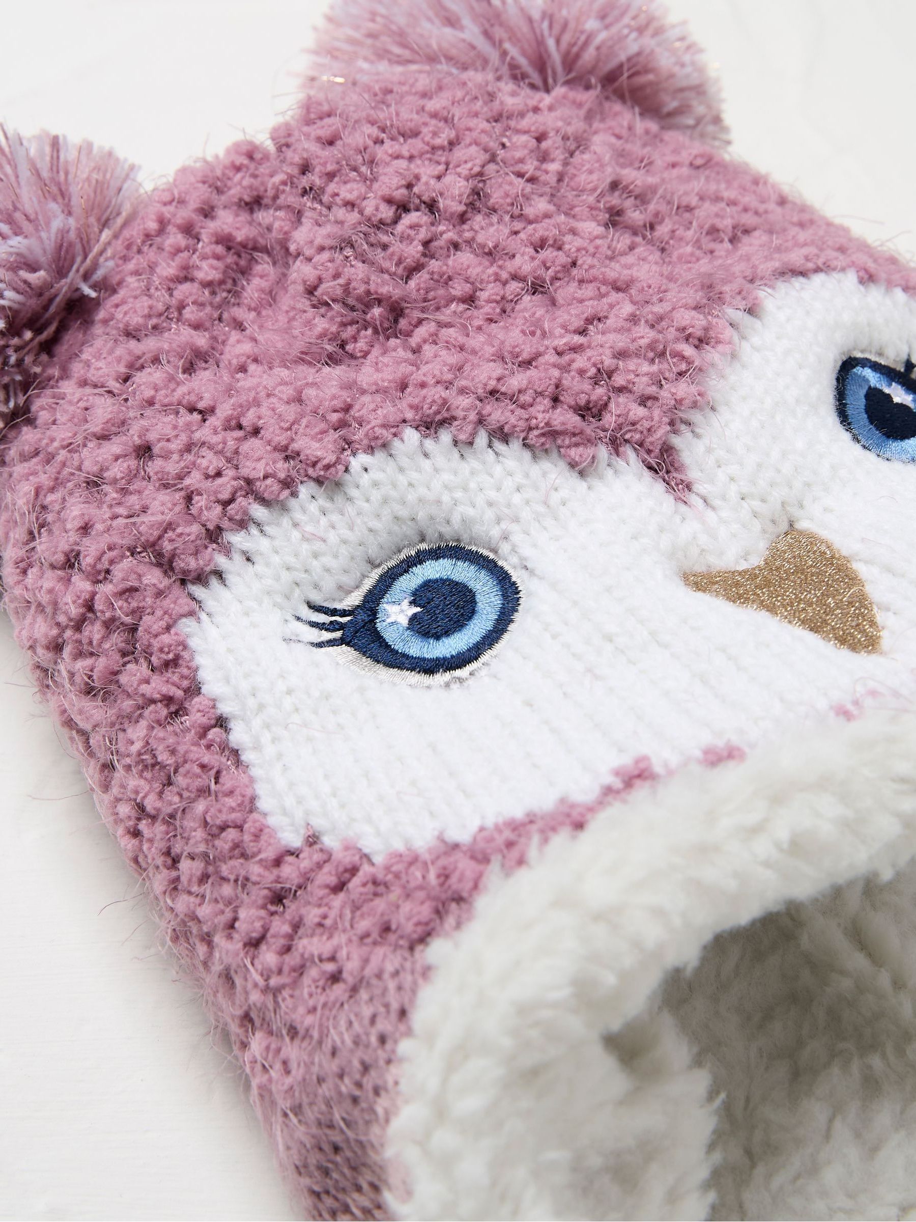 Purple Owl Hat - Image 2 of 2