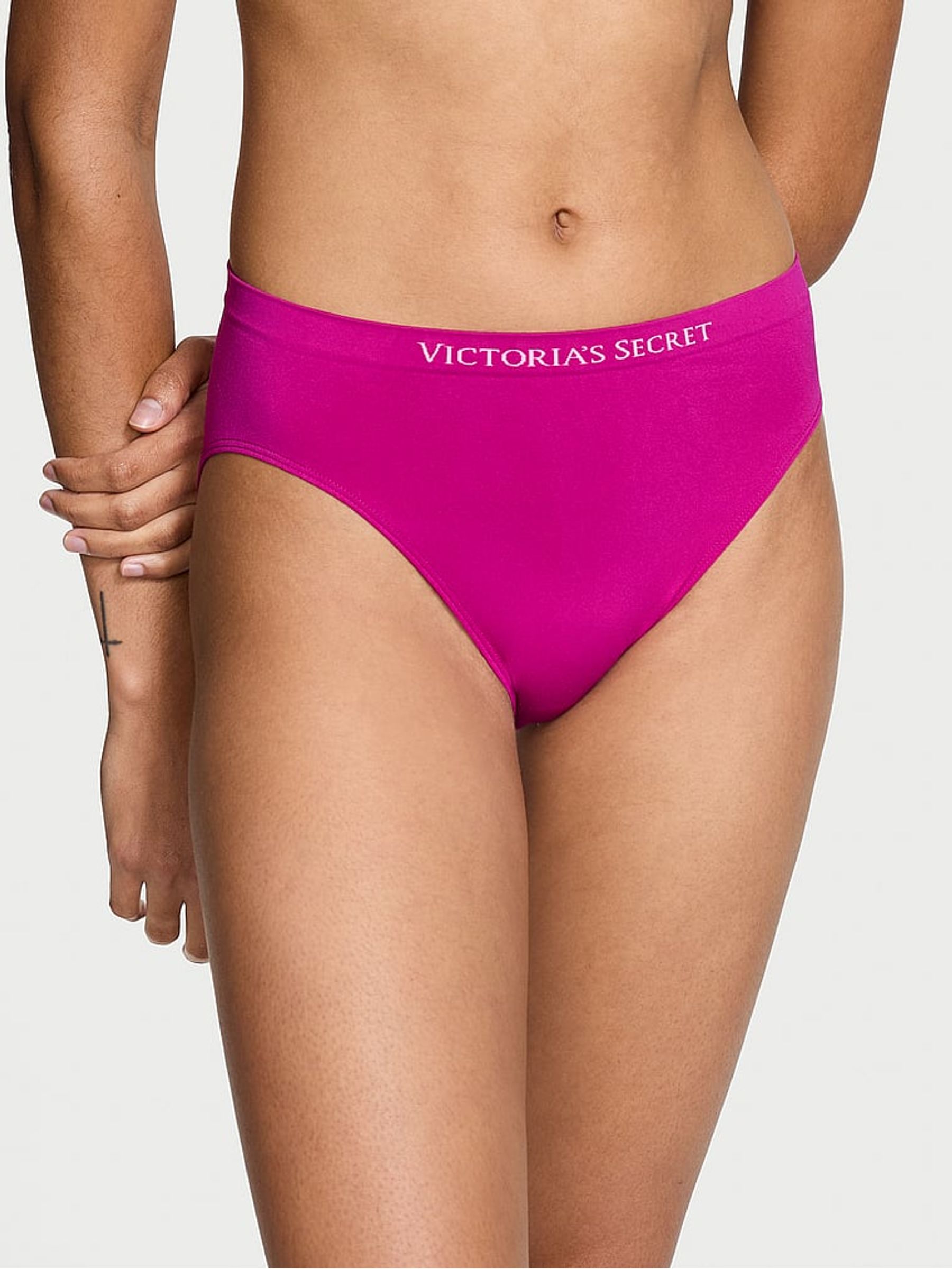 Outrageous Pink Brief Knickers - Image 1 of 3