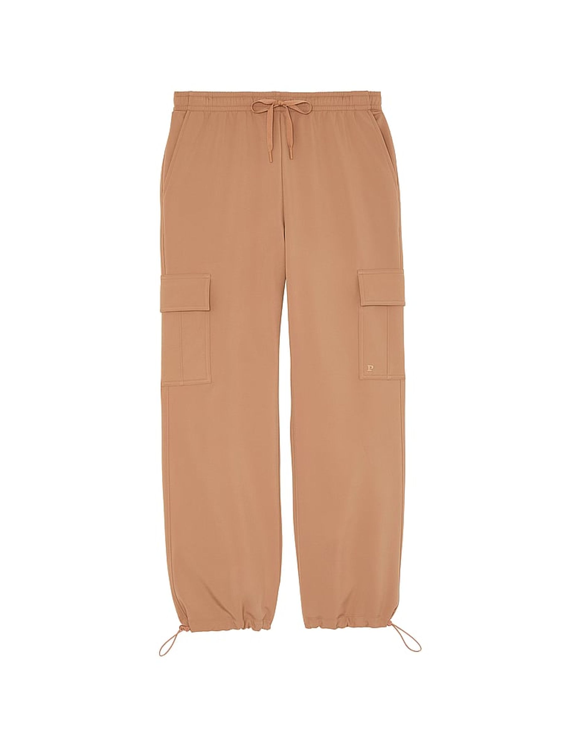 Toffee Brown Fleece Cargo Trousers - Image 3 of 3