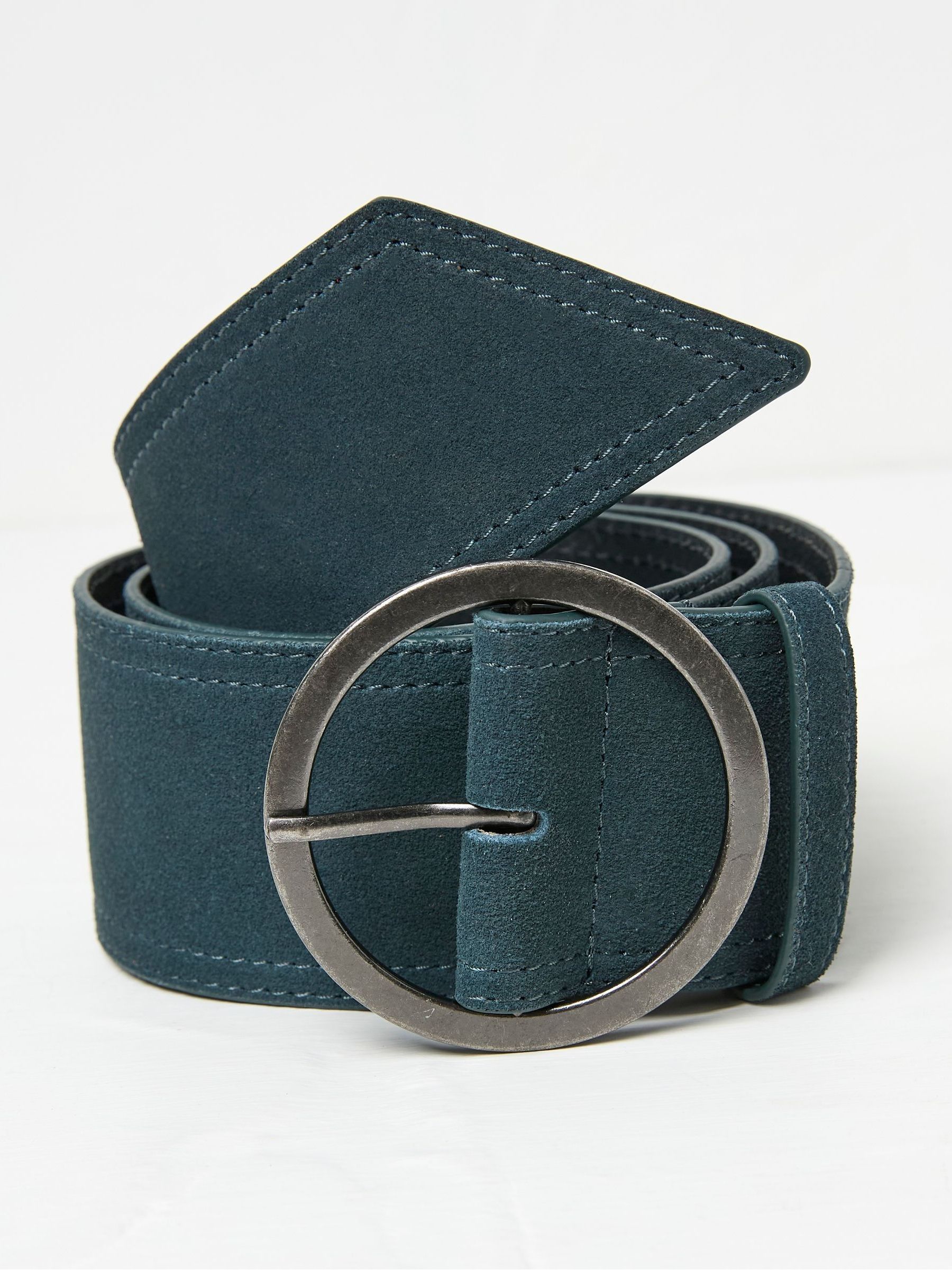 Blue Soft Wide Waist Belt FatFace