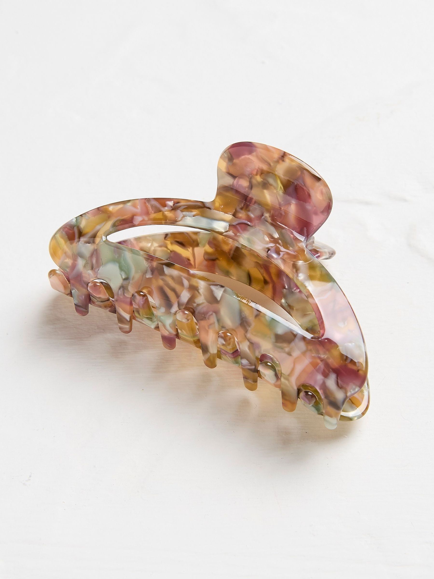 Pink Half Moon Claw Clip - Image 1 of 2
