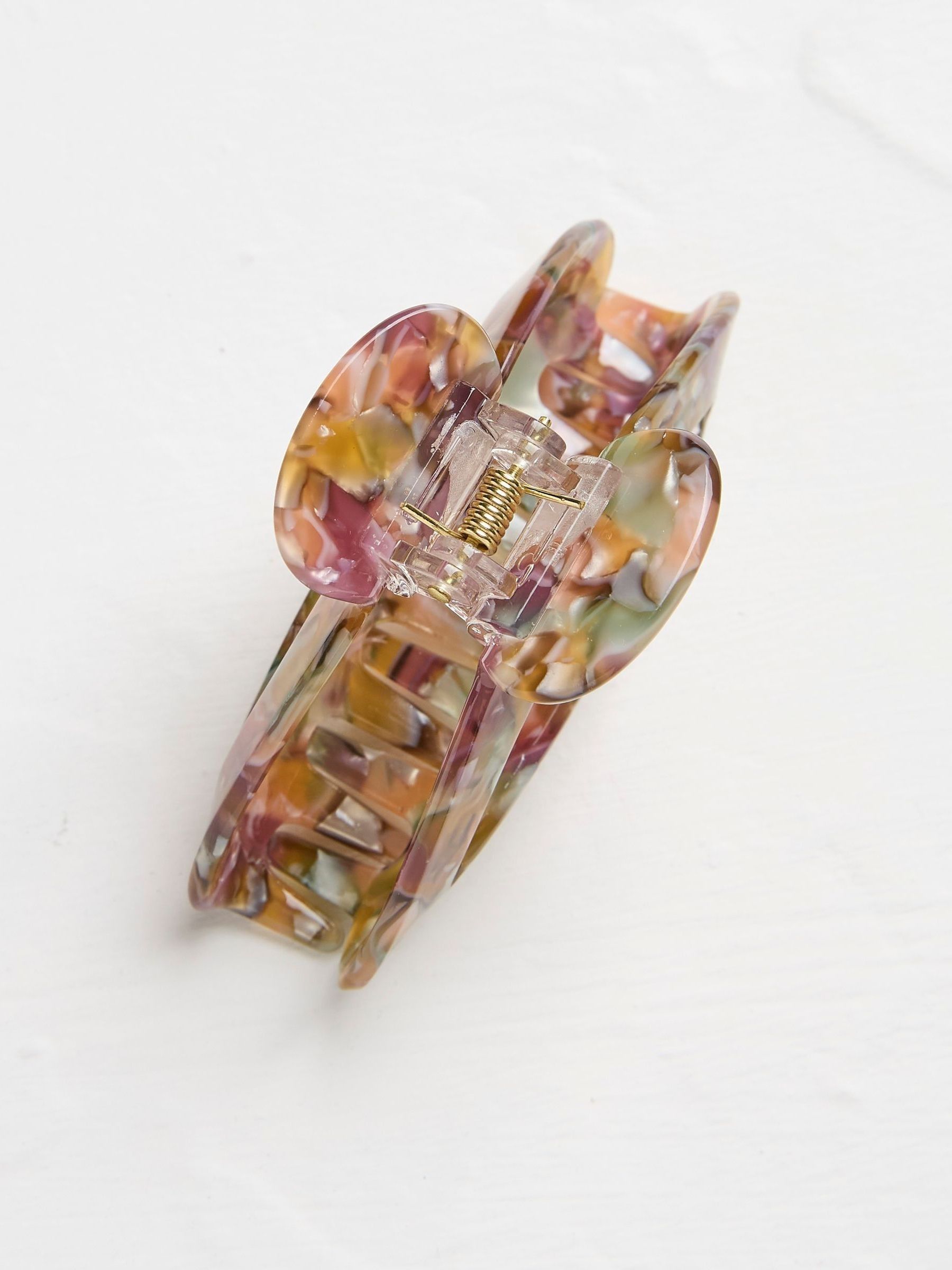 Pink Half Moon Claw Clip - Image 2 of 2