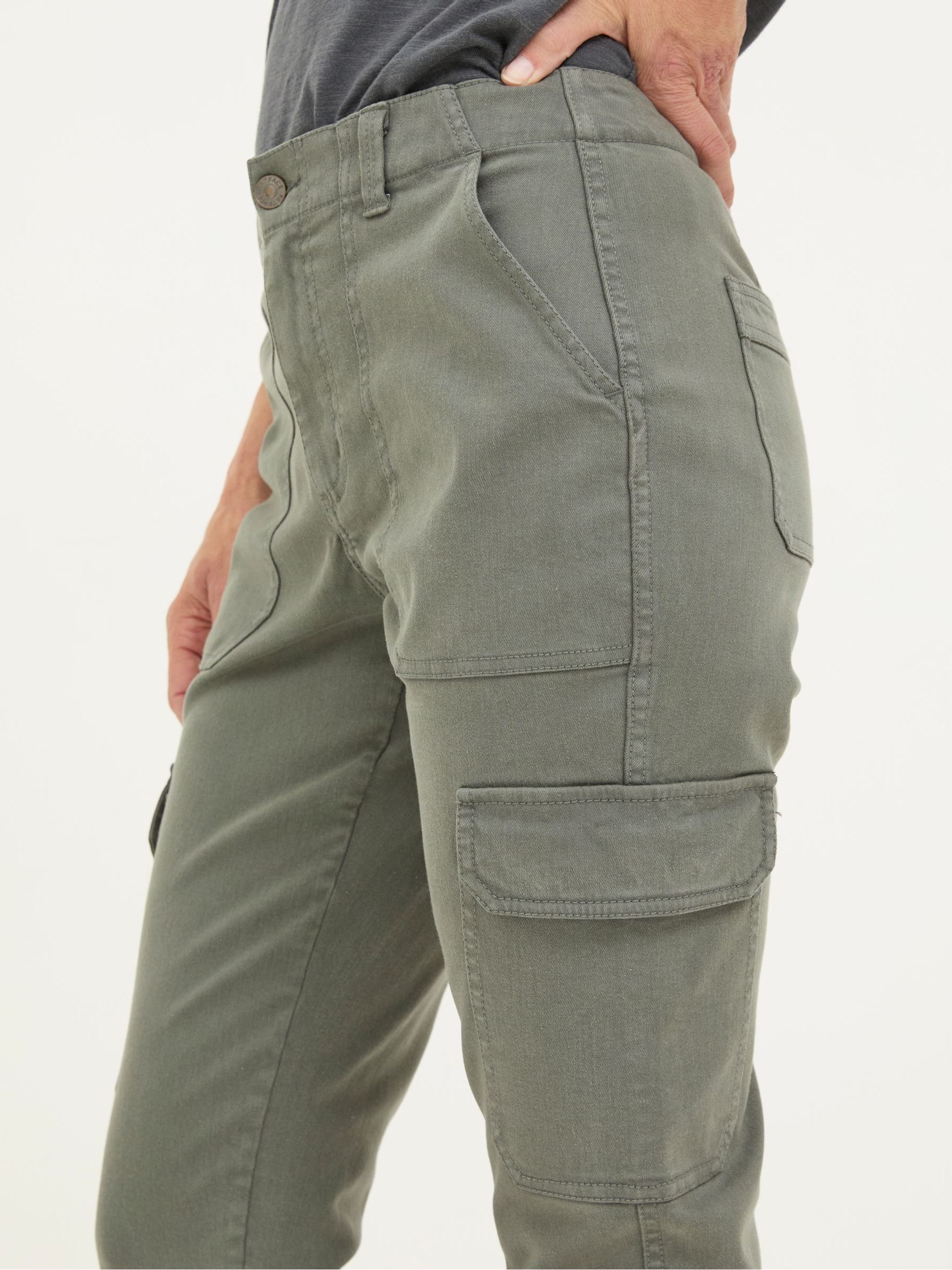 Hythe Grey Cargo Trousers - Image 5 of 6