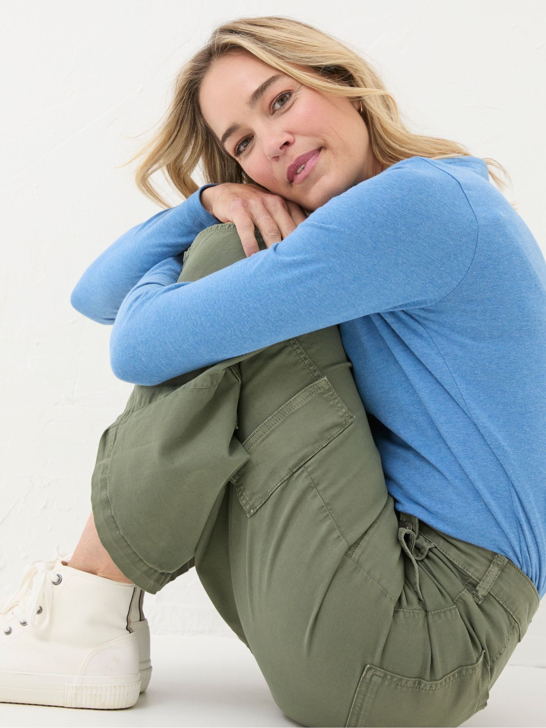 Bree Cobalt Blue Long Sleeve T-Shirt - Image 3 of 5