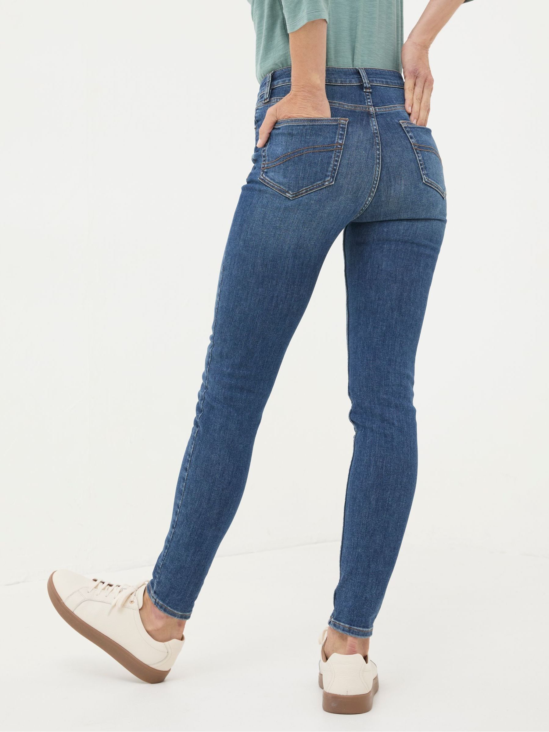 Harlow Dark Vintage Blue Highwaist Skinny Jeans - Image 2 of 6