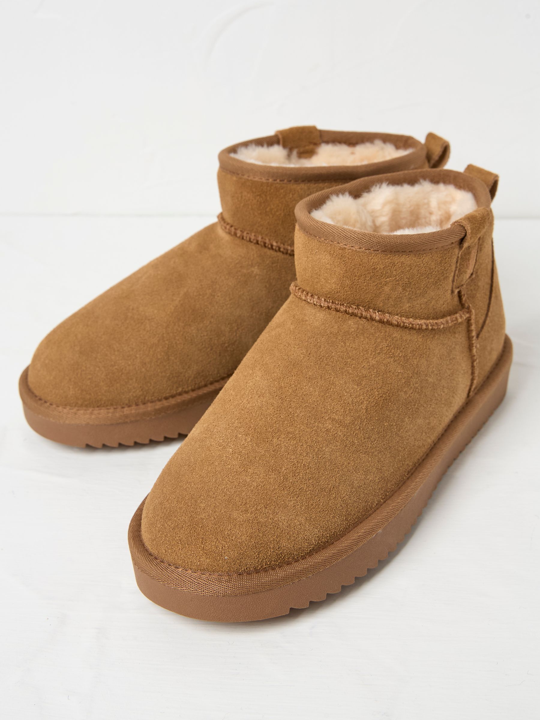 Maeve Brown Mini Boot Slippers - Image 2 of 3