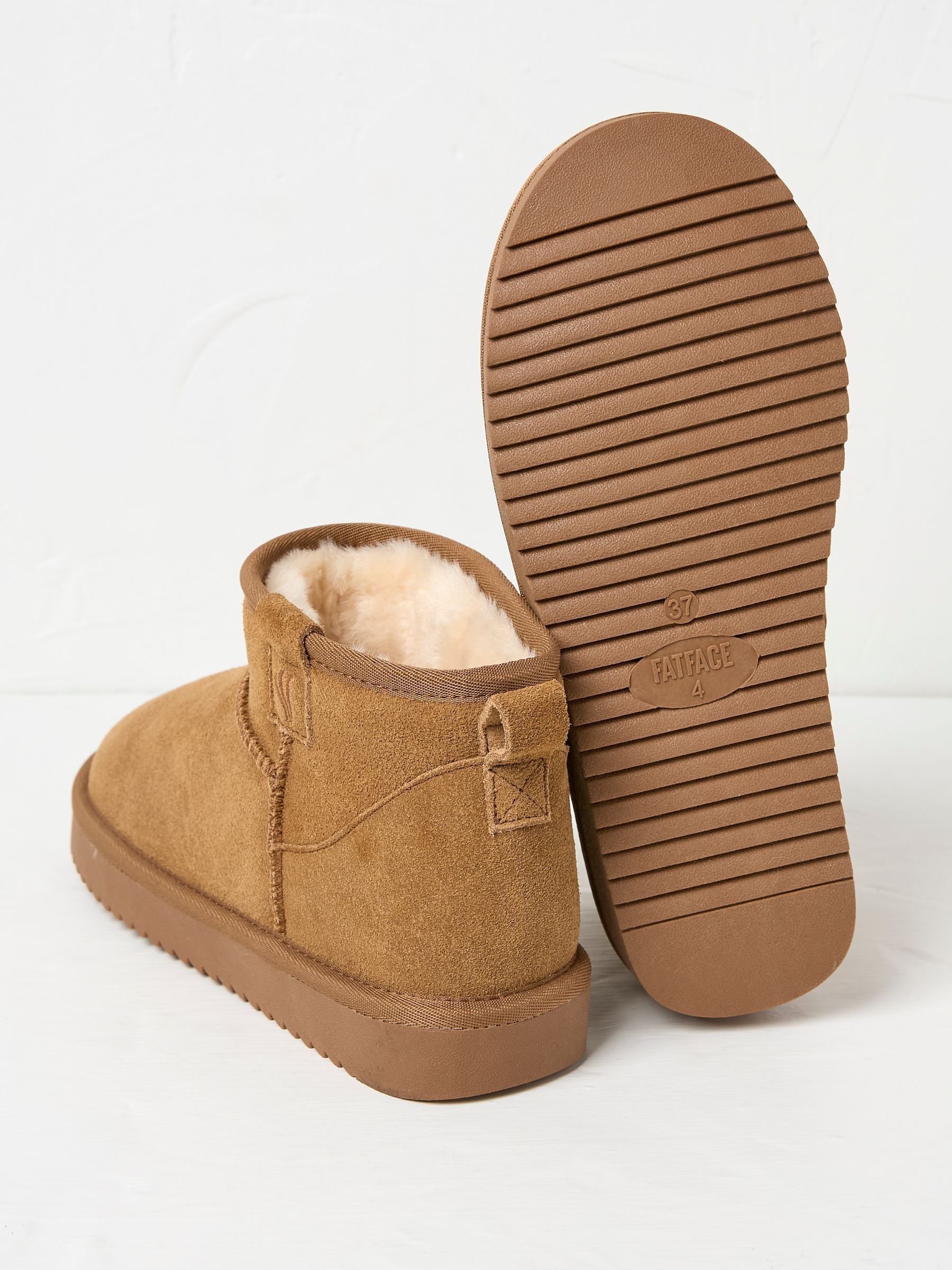 Maeve Brown Mini Boot Slippers - Image 3 of 3