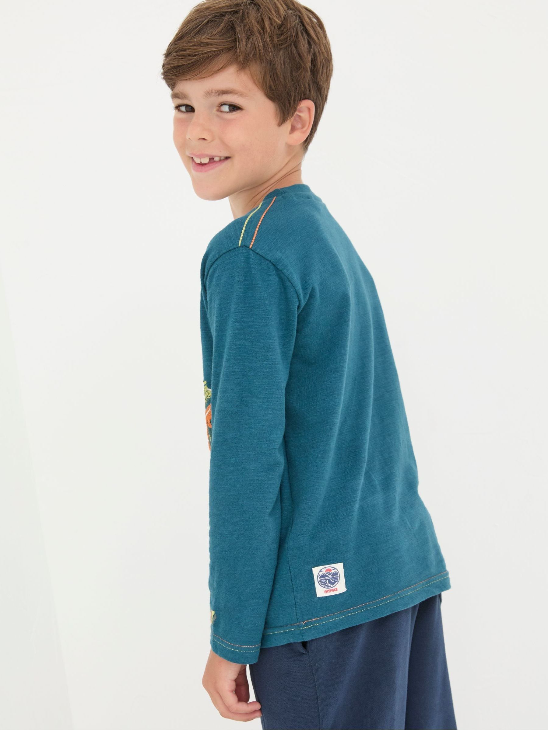 Blue Chameleon Graphic T-Shirt - Image 2 of 4