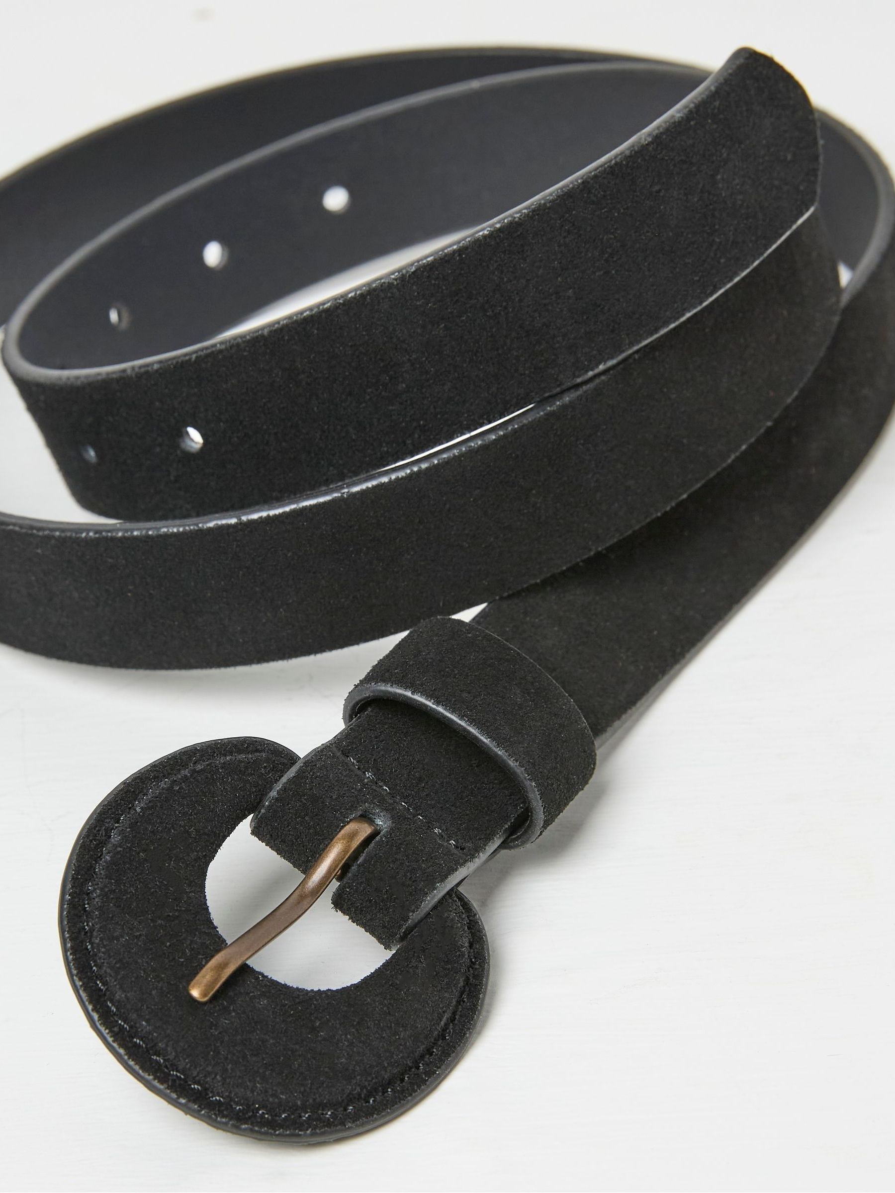Western Black Buckle Belt - Image 2 of 2