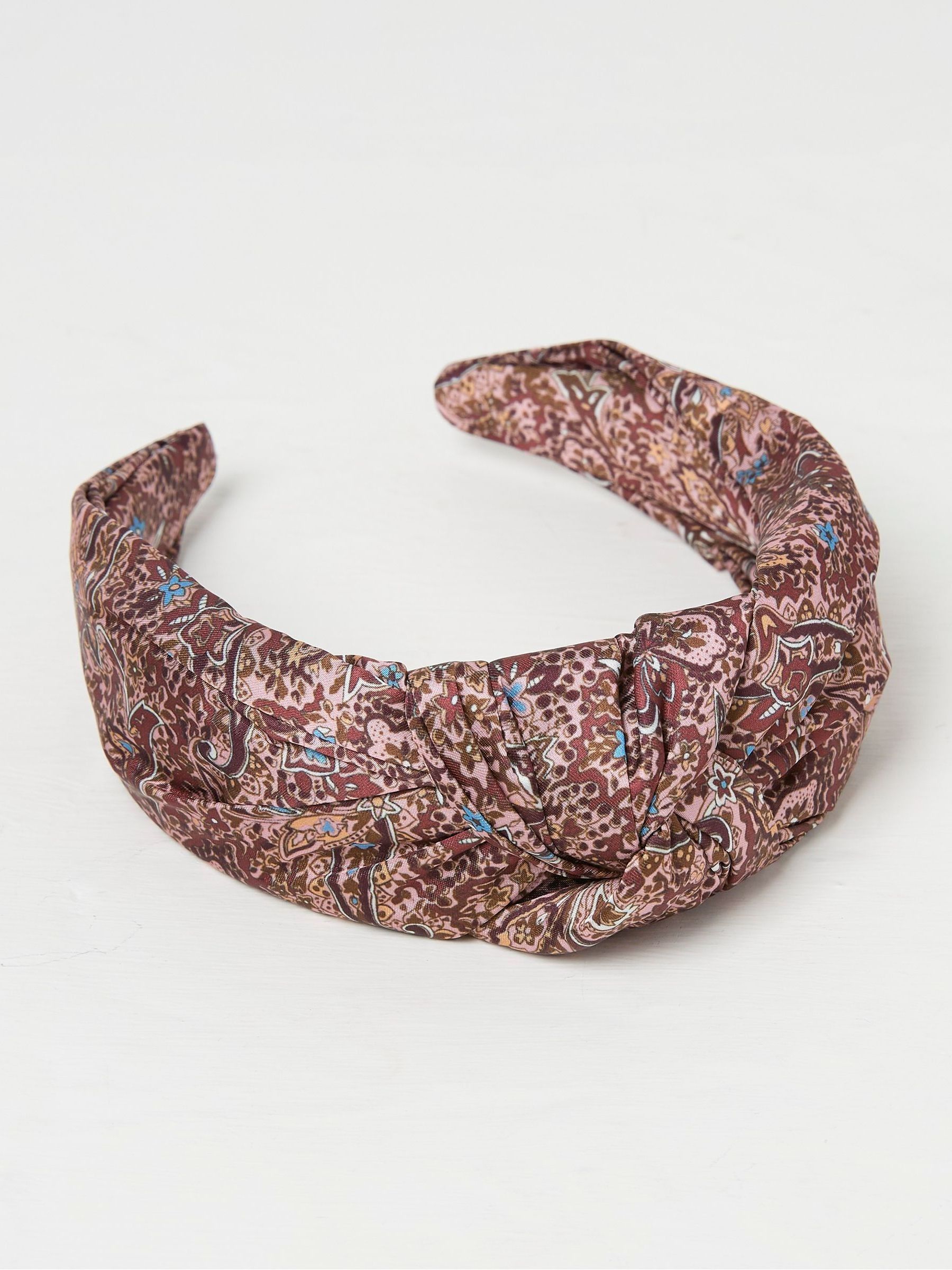 Pink Paisley Headband - Image 1 of 2 Pink Paisley Headband - Image 1 of 2