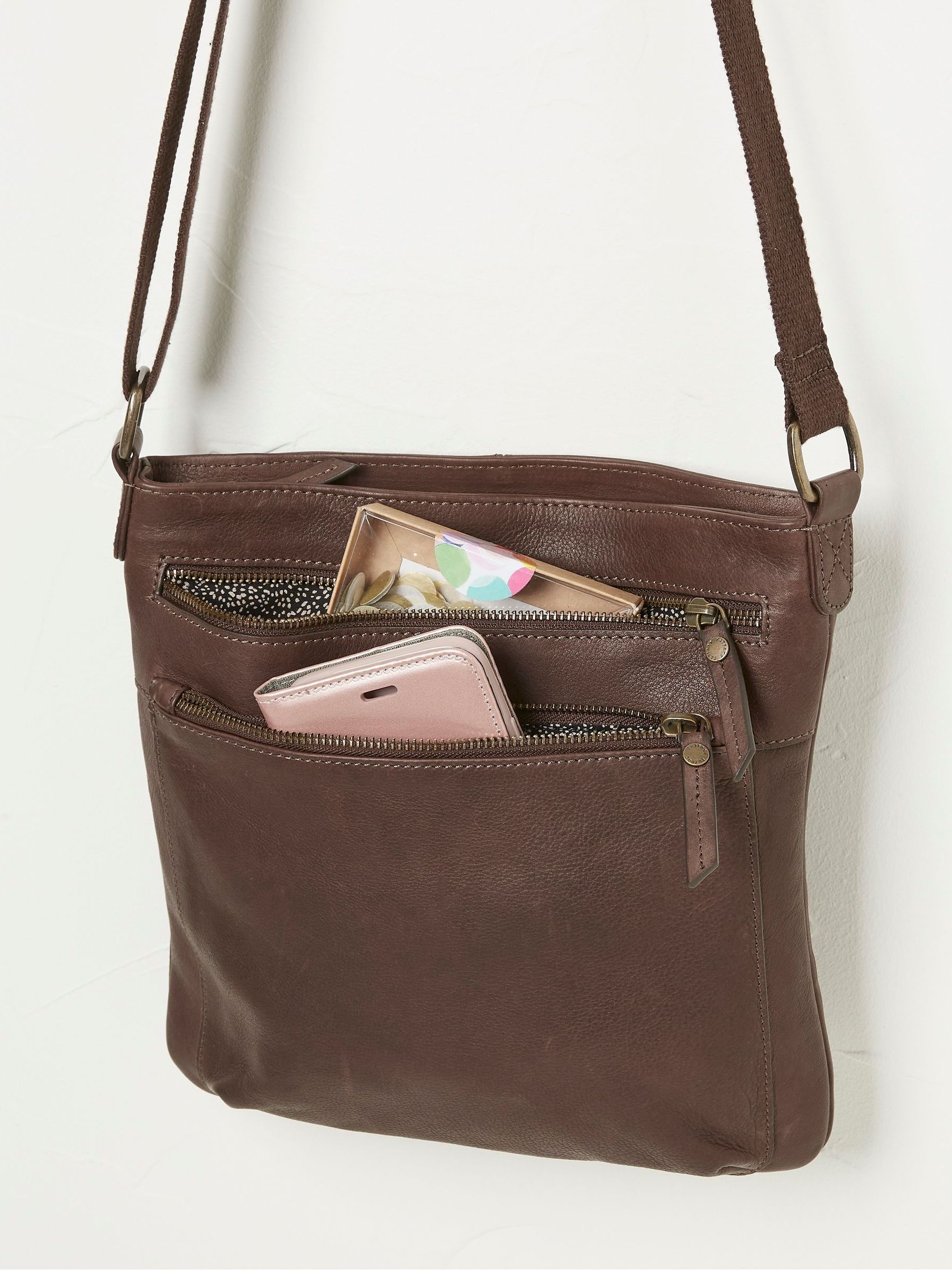 Allie Brown Crossbody Bag - Image 3 of 4