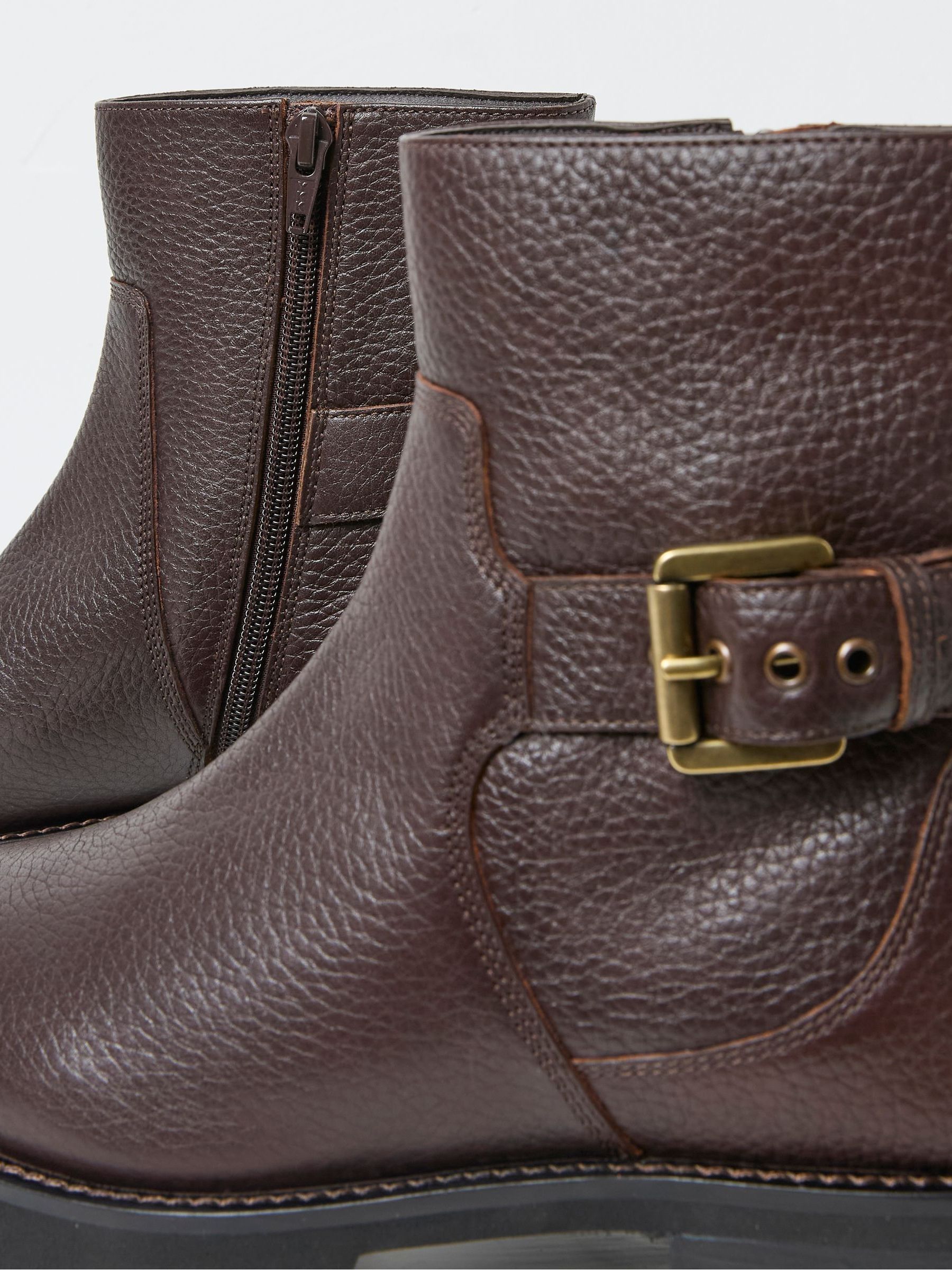Brown Scout Chunky Boots - Image 3 of 3