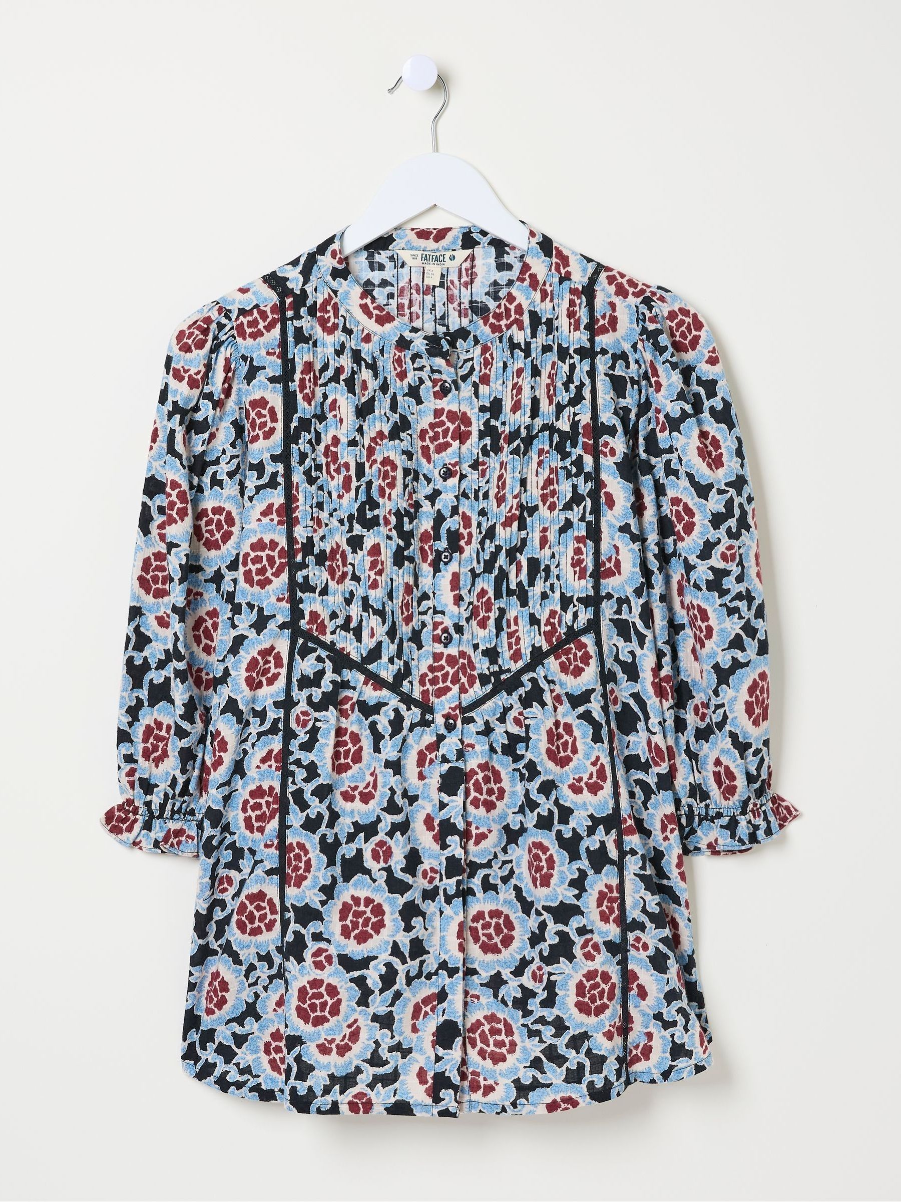 Elody Black Wild Floral Blouse - Image 5 of 5