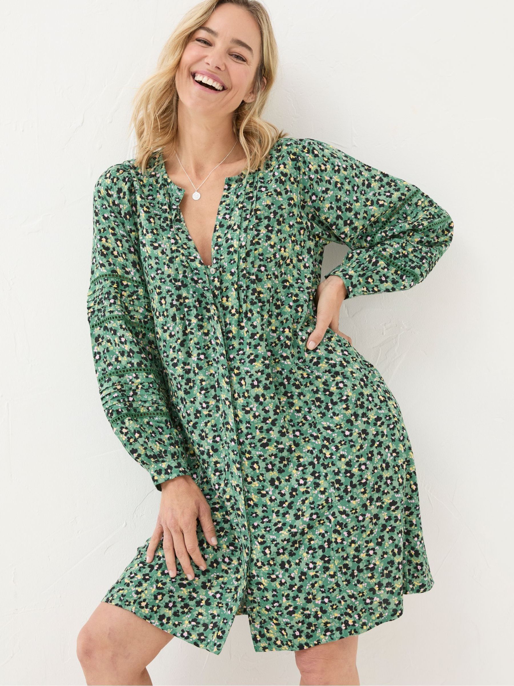 Floral Marks Dress