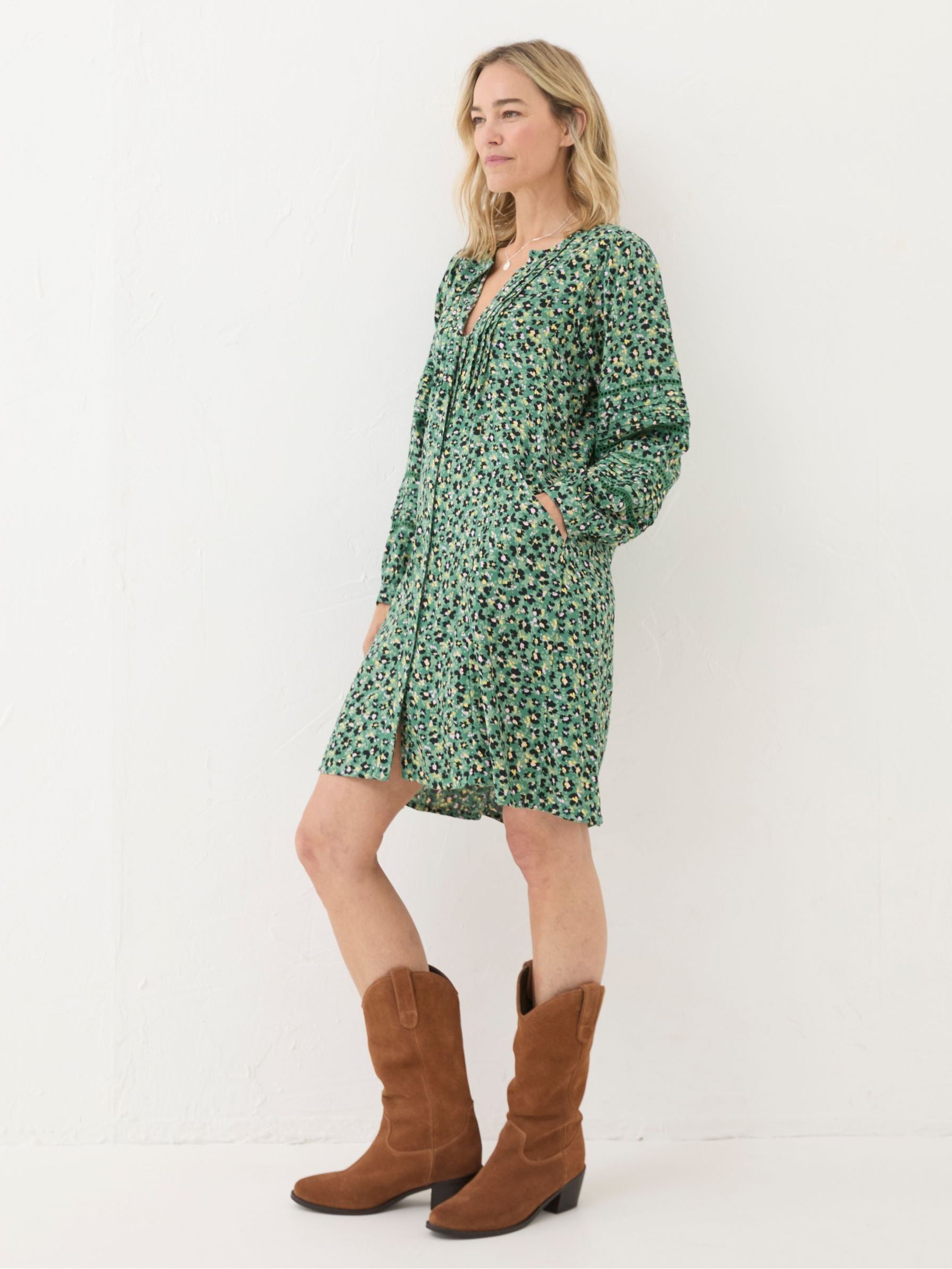 Joanna Green Floral Marks Dress - Image 3 of 6