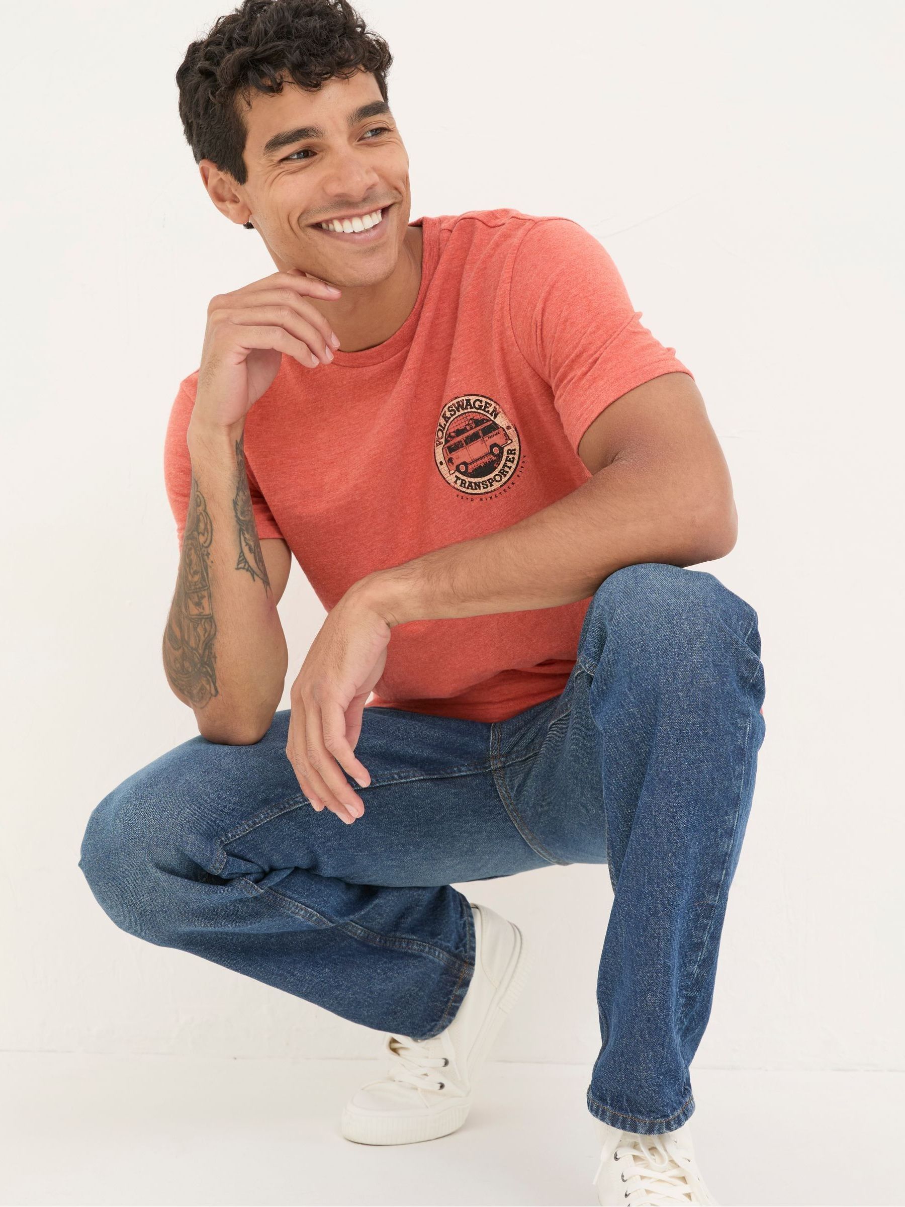 Orange VW Transporter T-Shirt - Image 3 of 6