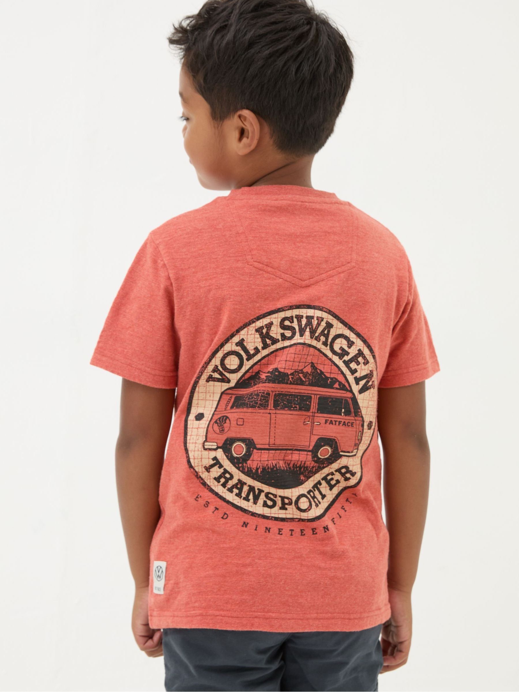 VW Orange Graphic T-Shirt - Image 2 of 6 VW Orange Graphic T-Shirt - Image 2 of 6