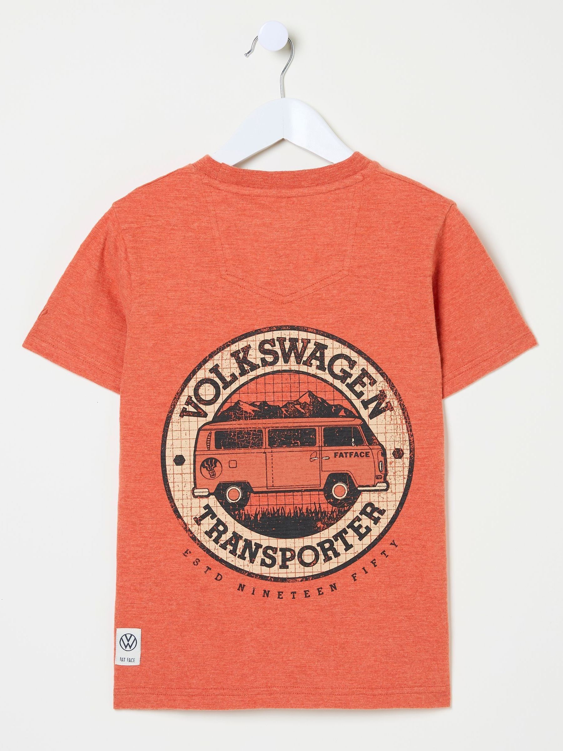 VW Orange Graphic T-Shirt - Image 6 of 6