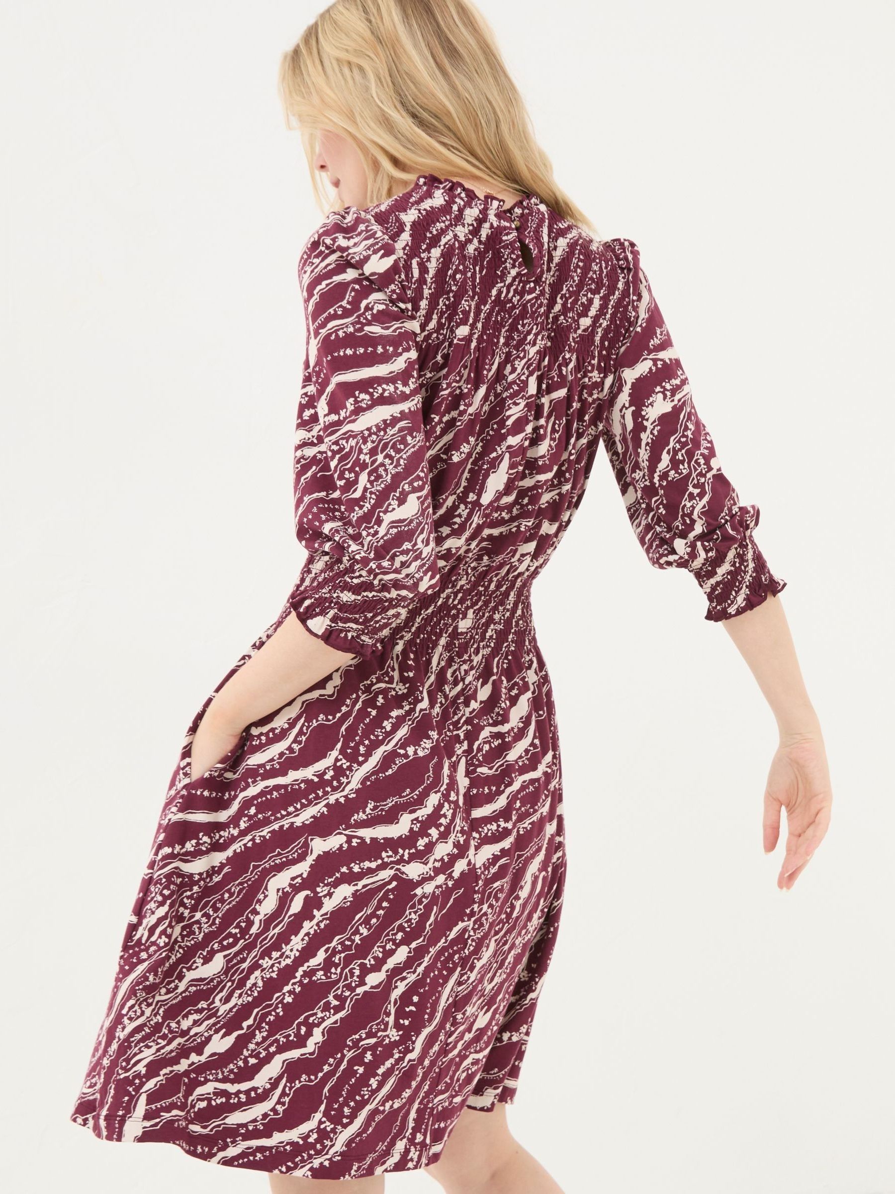 Krishan Red Wild Terrain Jersey Dress - Image 2 of 5